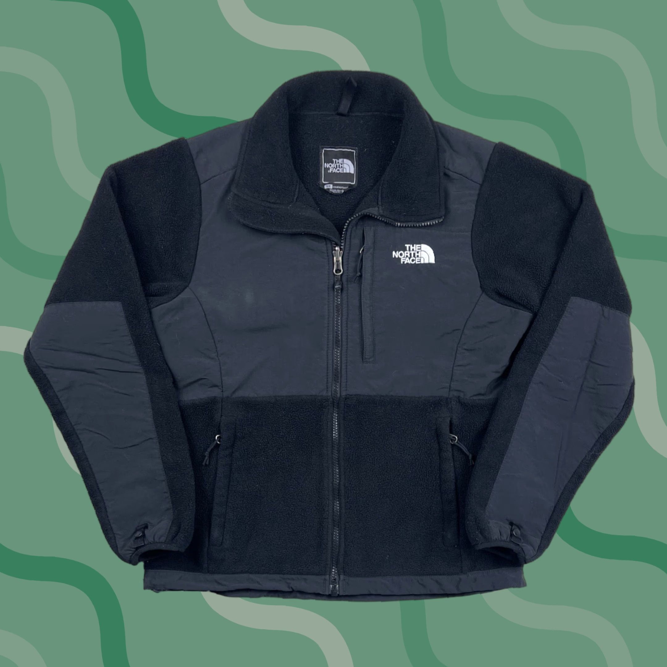 The North Face VINTAGE The North Face Denali Jacket Womens Small Black Full Zip Ski Size S / US 4 / IT 40 - 1 Thumbnail