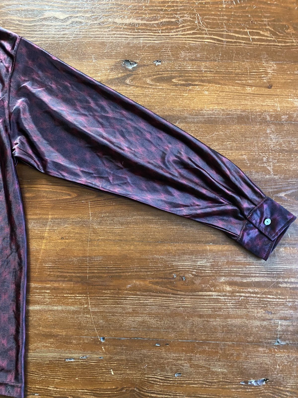 Vintage Vintage 90’s Street Culture Polyester Long Sleeve Button Up Size US L / EU 52-54 / 3 - 13 Thumbnail