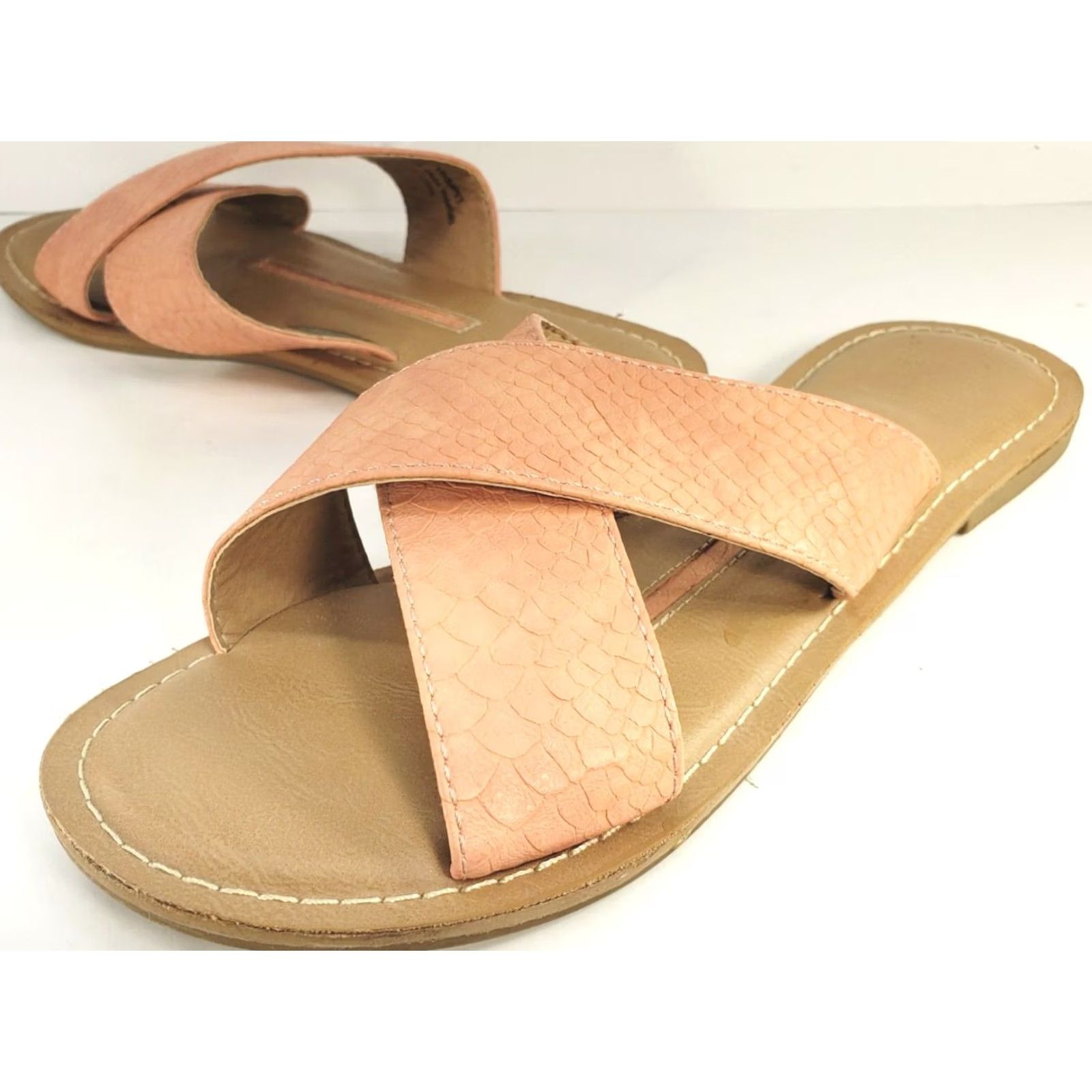 Pinko New Directions Trumpet Sandals Slides Women Pink Sz 8.5 Casual Party/Cocktail Travel Spring Summer Women’s Pink Size US 9 / IT 39 - 2 Thumbnail