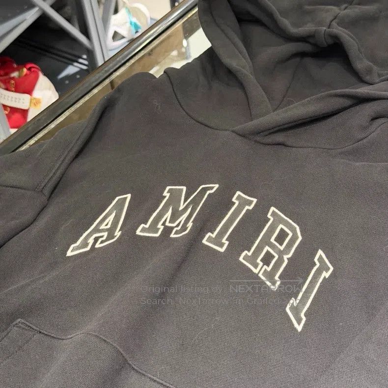 Amiri Amiri Size M Classic logo hooded sweater Size US L / EU 52-54 / 3 - 3 Thumbnail