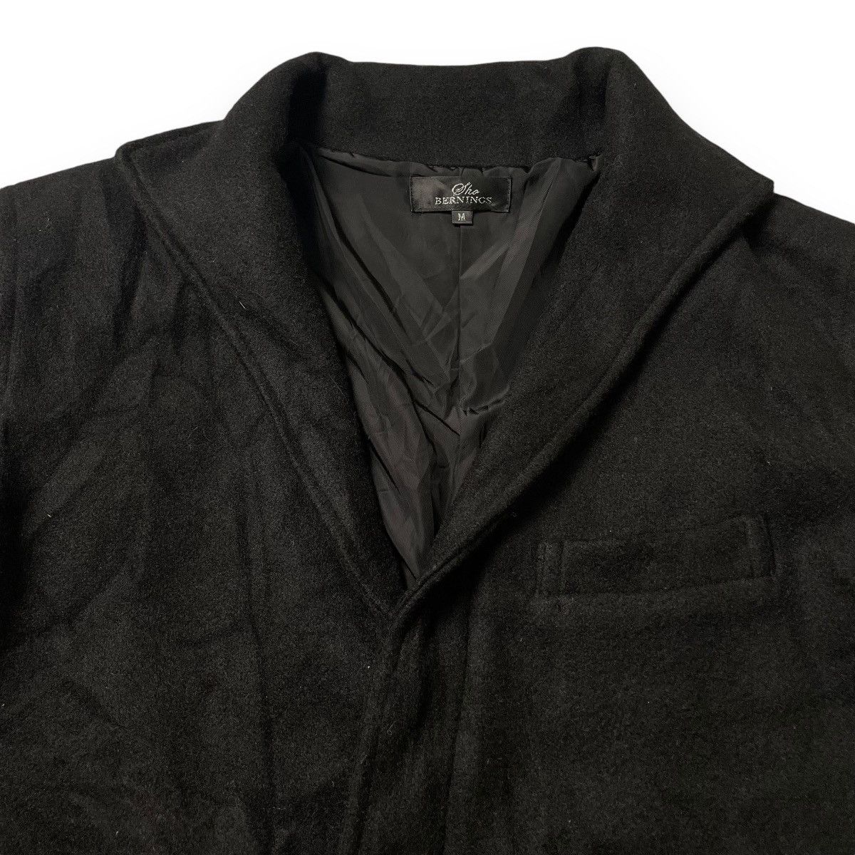 If Six Was Nine 🇯🇵 BERNINGS SHO PUNK GOTHIC WOOL HEAVY COAT JACKET Size US M / EU 48-50 / 2 - 9 Thumbnail