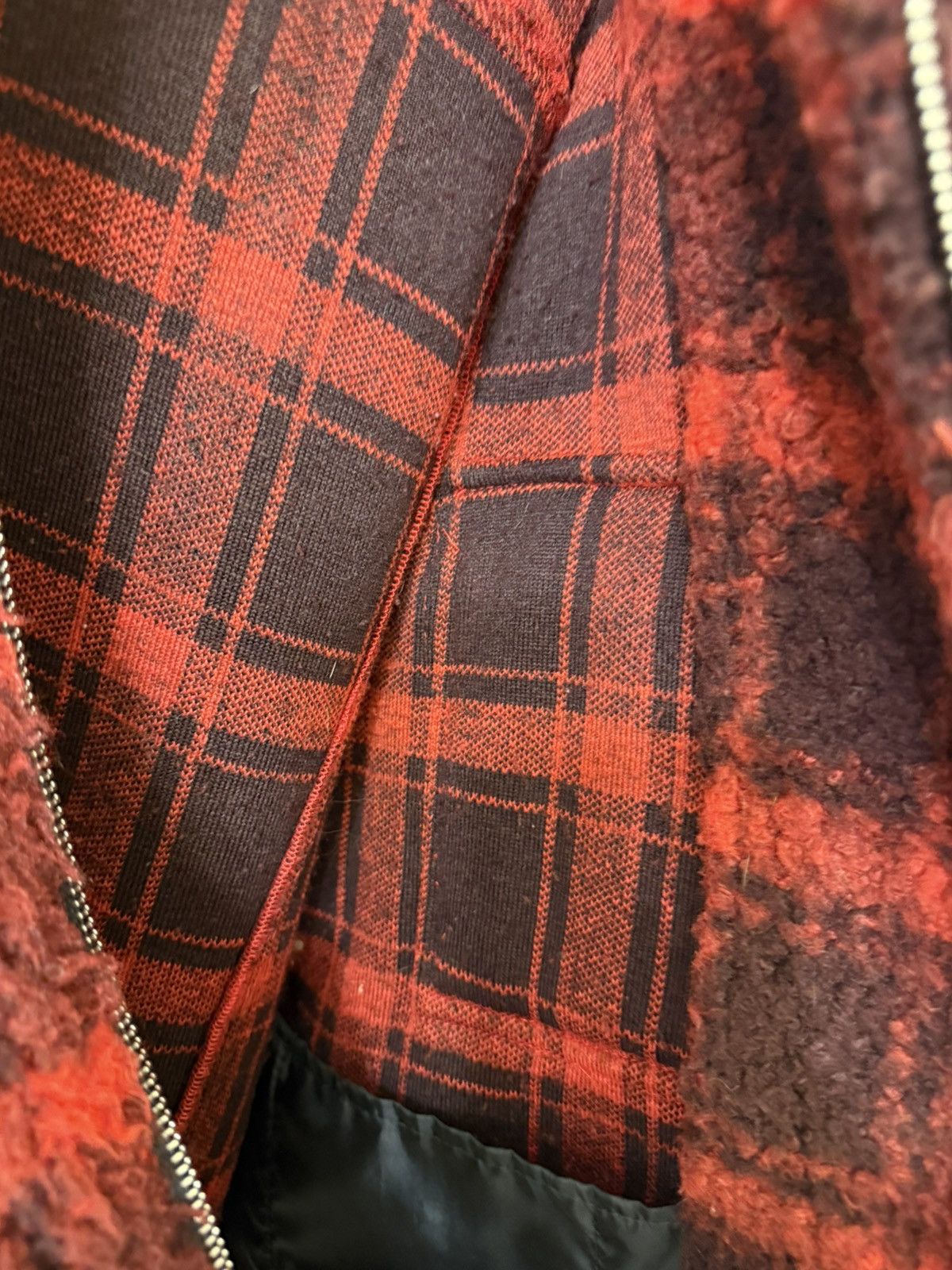 Lifted Anchors LIFTED ANCHORS MEN PRINCE FLANNEL JACKET (RED / BLACK) Size US L / EU 52-54 / 3 - 7 Thumbnail