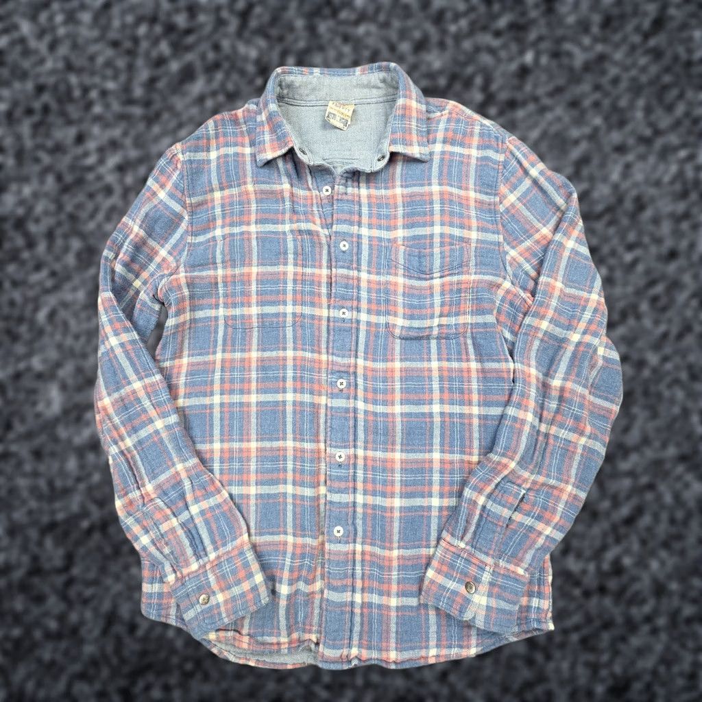 Faherty VINTAGE Faherty Reversible Shirt Men's Medium Plaid Blue Pink White Button Up Size US M / EU 48-50 / 2 - 1 Thumbnail