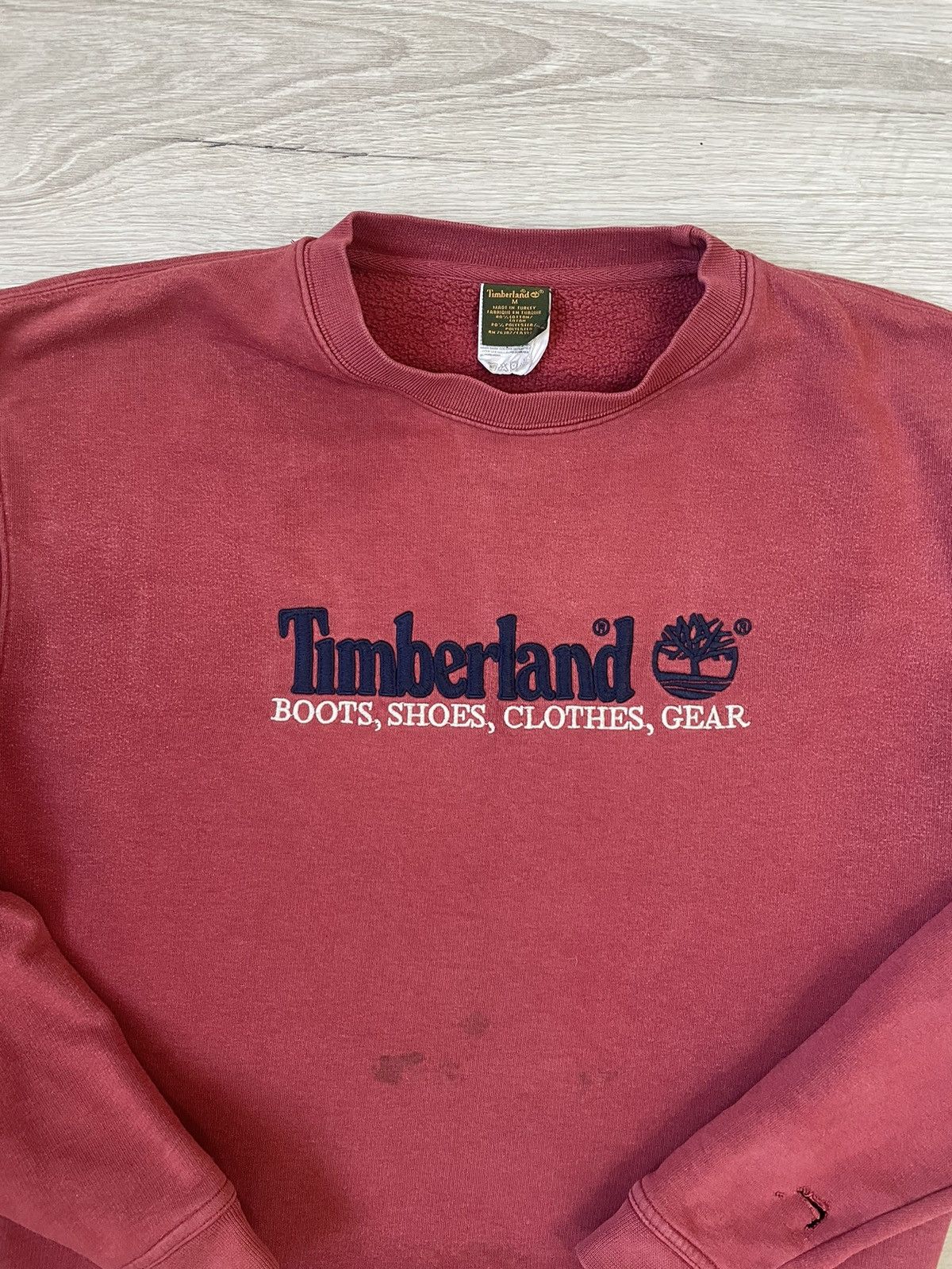 Timberland × Vintage Vintage Sweatshirt Timberland Rare Size US L / EU 52-54 / 3 - 4 Thumbnail