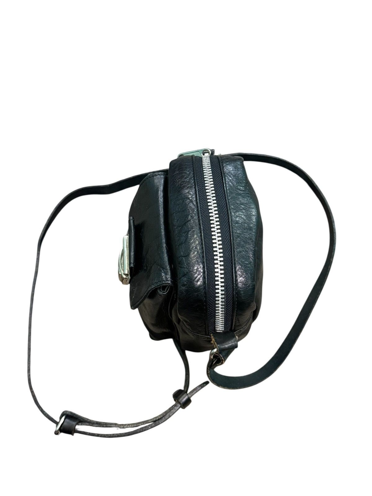 Yohji Yamamoto YSACCS YOHJI YAMAMOTO LEATHER MINI CROSSBODY BAG Size ONE SIZE - 8 Thumbnail