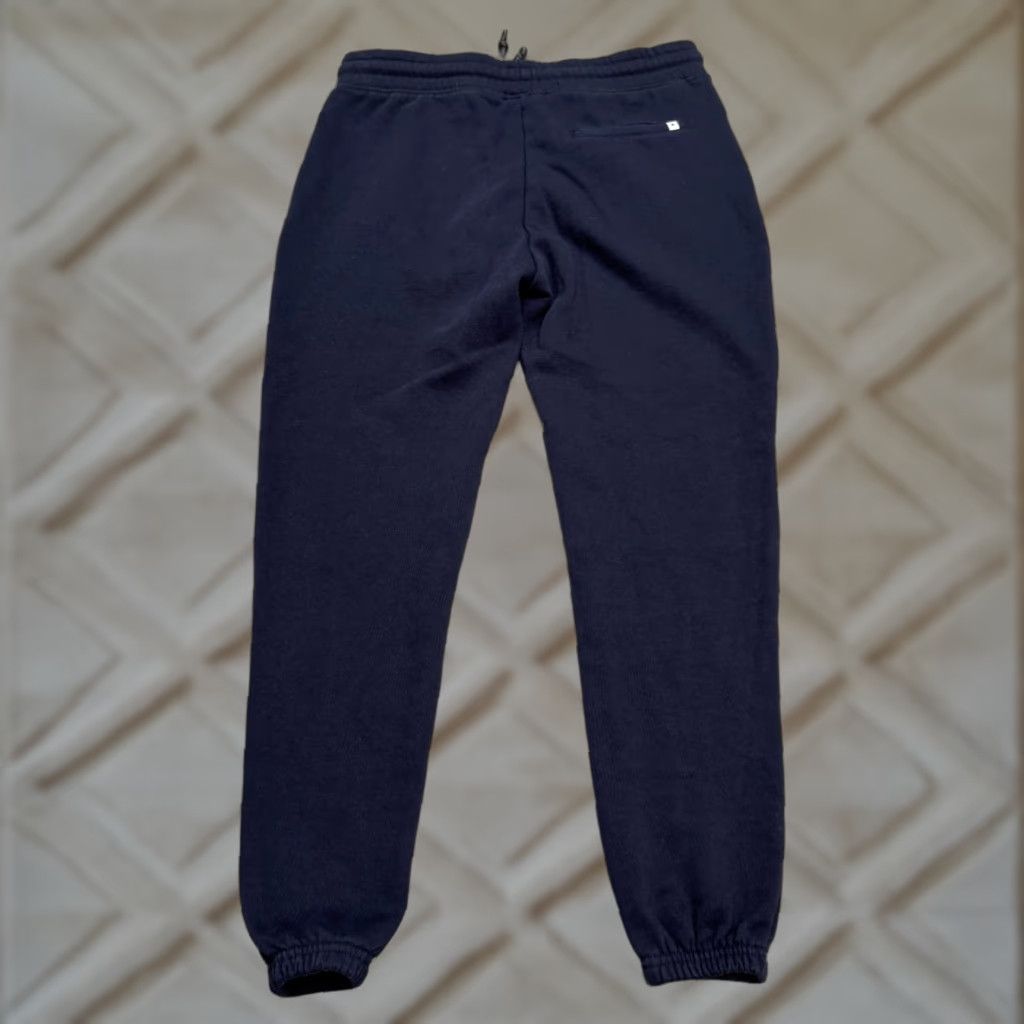 Vintage Retreat Jogger Sweatpants Mens S Blue Fleece Casual Activewear Casual Streetwear Athletic Size US 29 - 1 Thumbnail