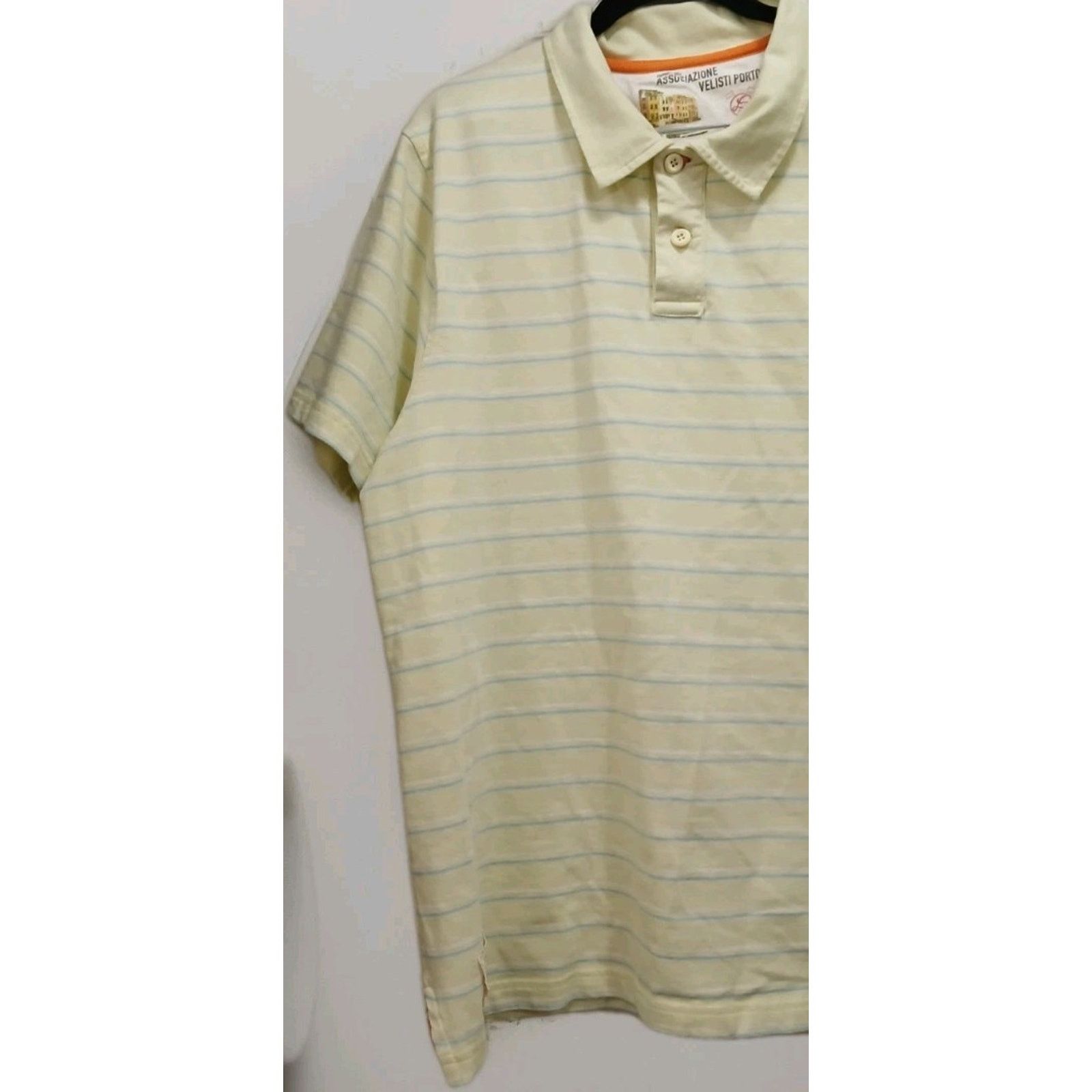 Ellesse Ellesse Italia Portofino Polo Shirt L Men Striped Yachtycore Size US L / EU 52-54 / 3 - 2 Thumbnail