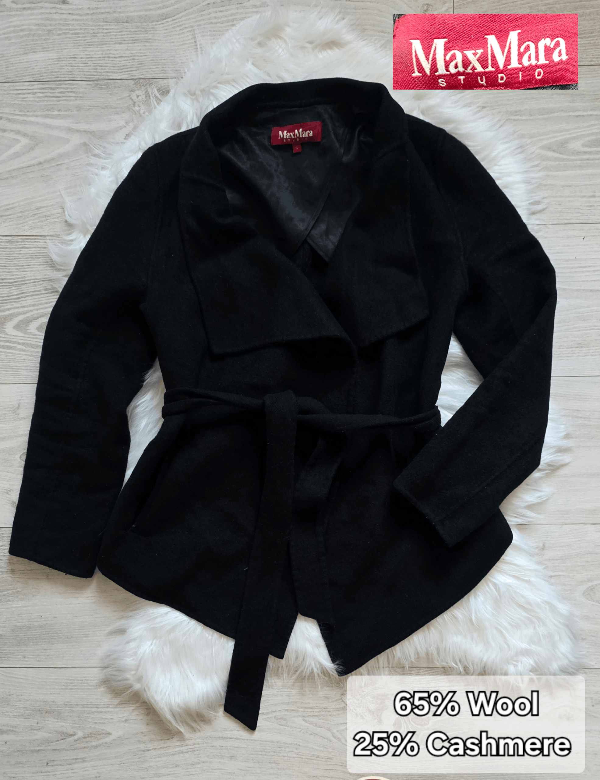 Max Mara Women's max mara studio coat, wool cashmere Size S / US 4 / IT 40 - 1 Thumbnail