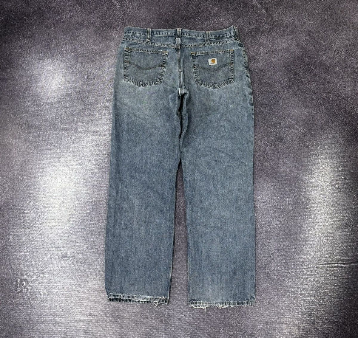 Carhartt Vintage Carhartt Y2K Faded American Hype Work Baggy Jeans Size US 36 / EU 52 - 1 Thumbnail