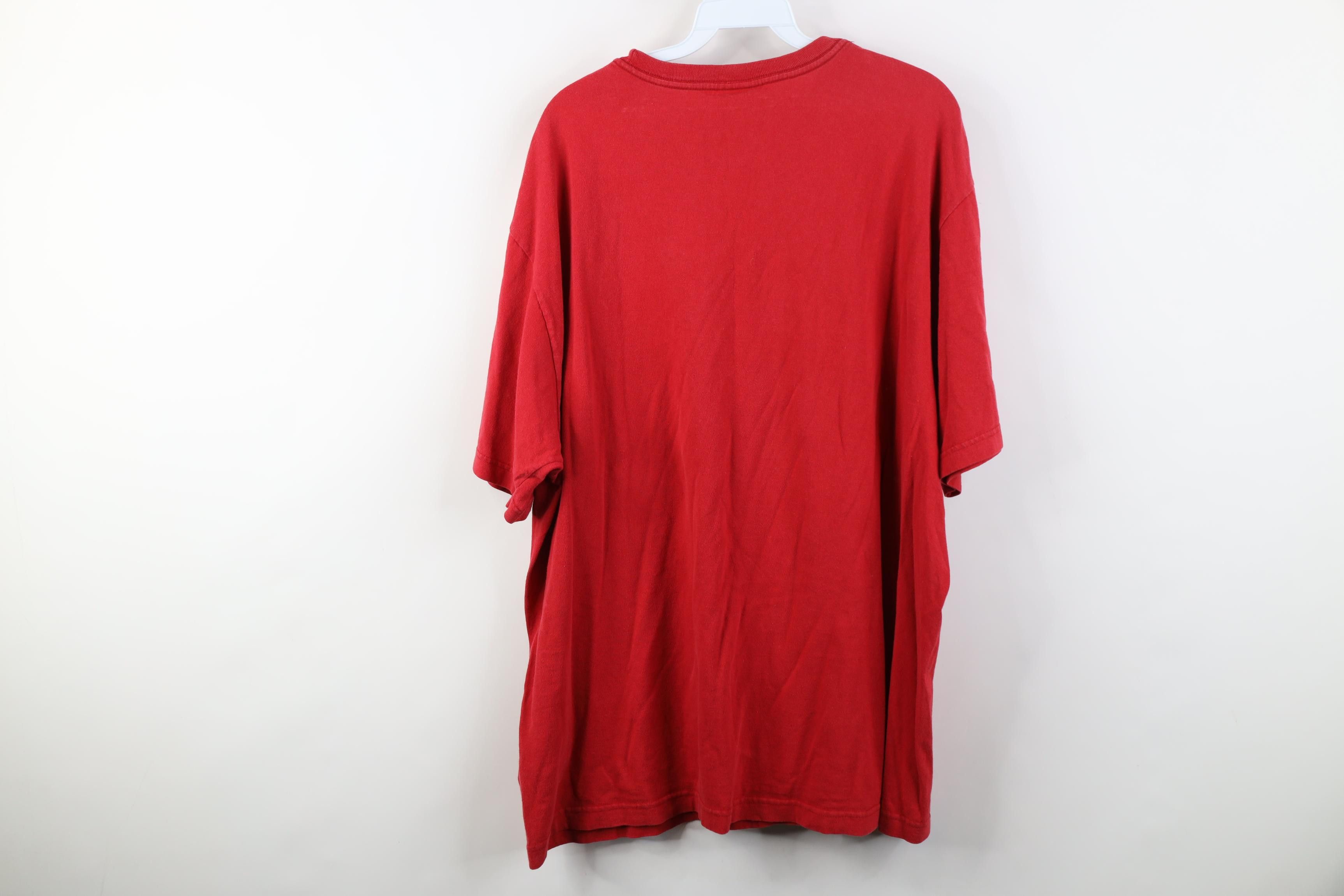 Polo Ralph Lauren Vintage 90s Chaps Ralph Lauren Spell USA Flag T-Shirt Red Size US XL / EU 56 / 4 - 13 Thumbnail