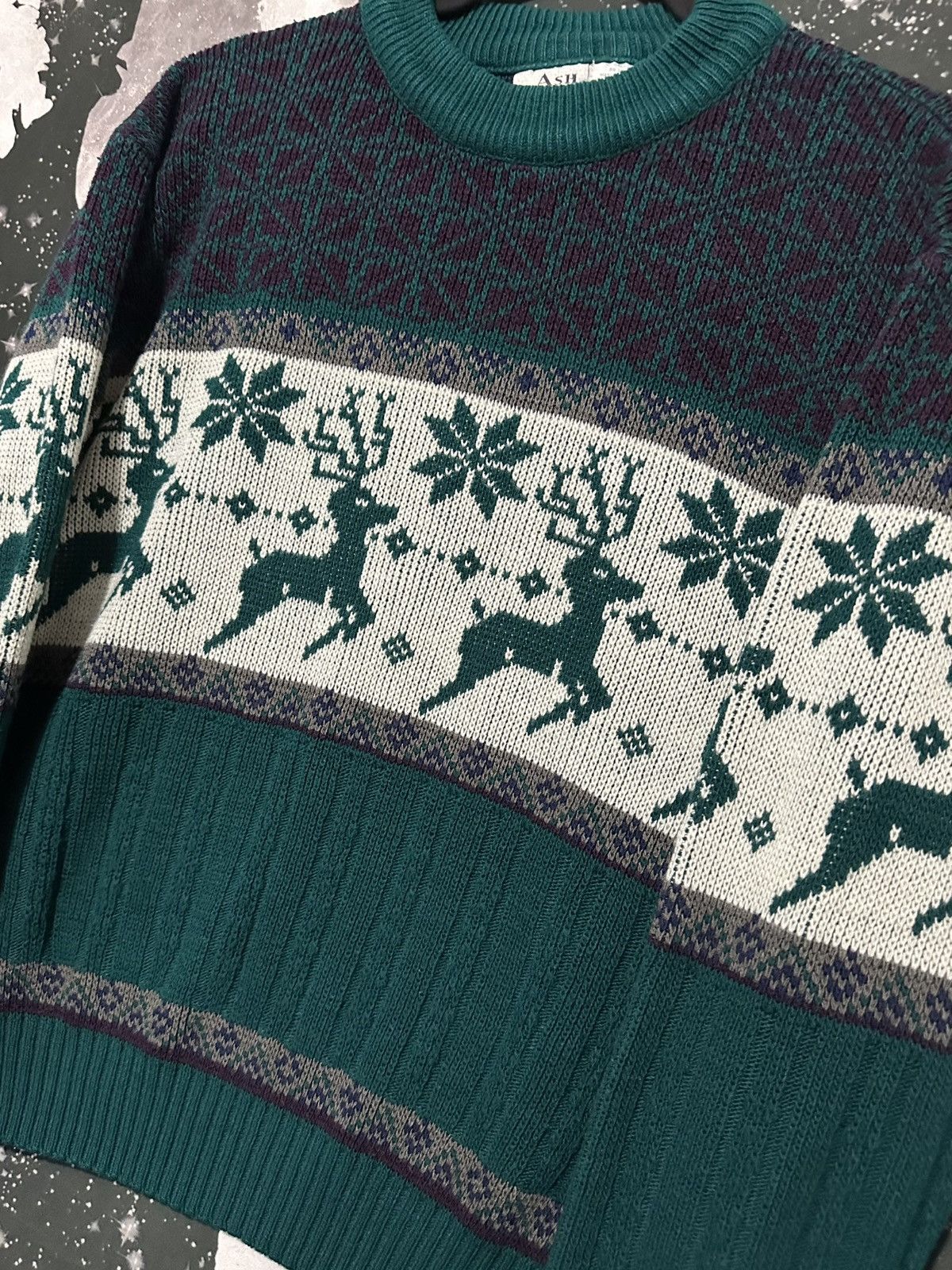 Other Ash Creek Reindeer Crewneck sweater Size US M / EU 48-50 / 2 - 2 Thumbnail