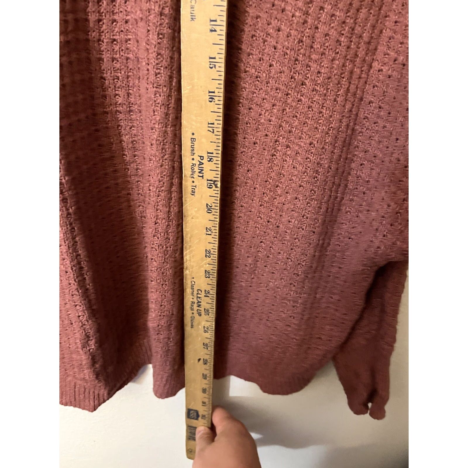 Express Express Burnt Orange Open Cardigan Sweater Women's Medium Cotton Blend Size M / US 6-8 / IT 42-44 - 4 Thumbnail