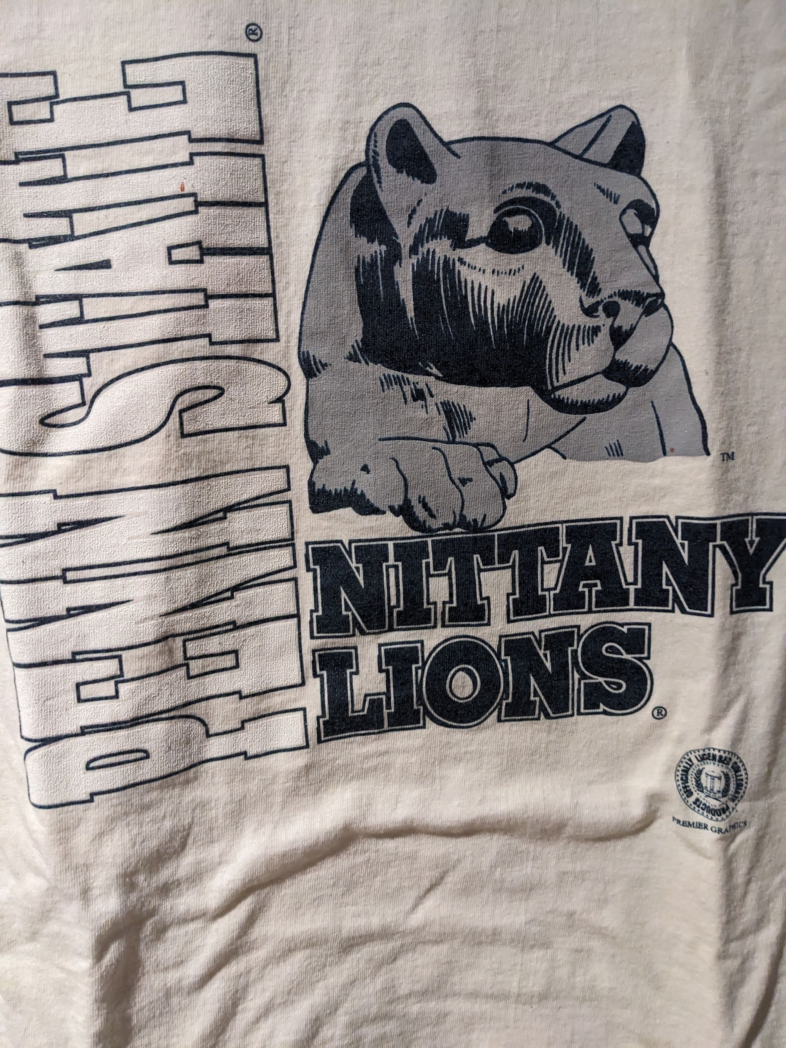 Vintage Vintage 90s Penn State University College Football Tank Top Size US XXL / EU 58 / 5 - 2 Thumbnail