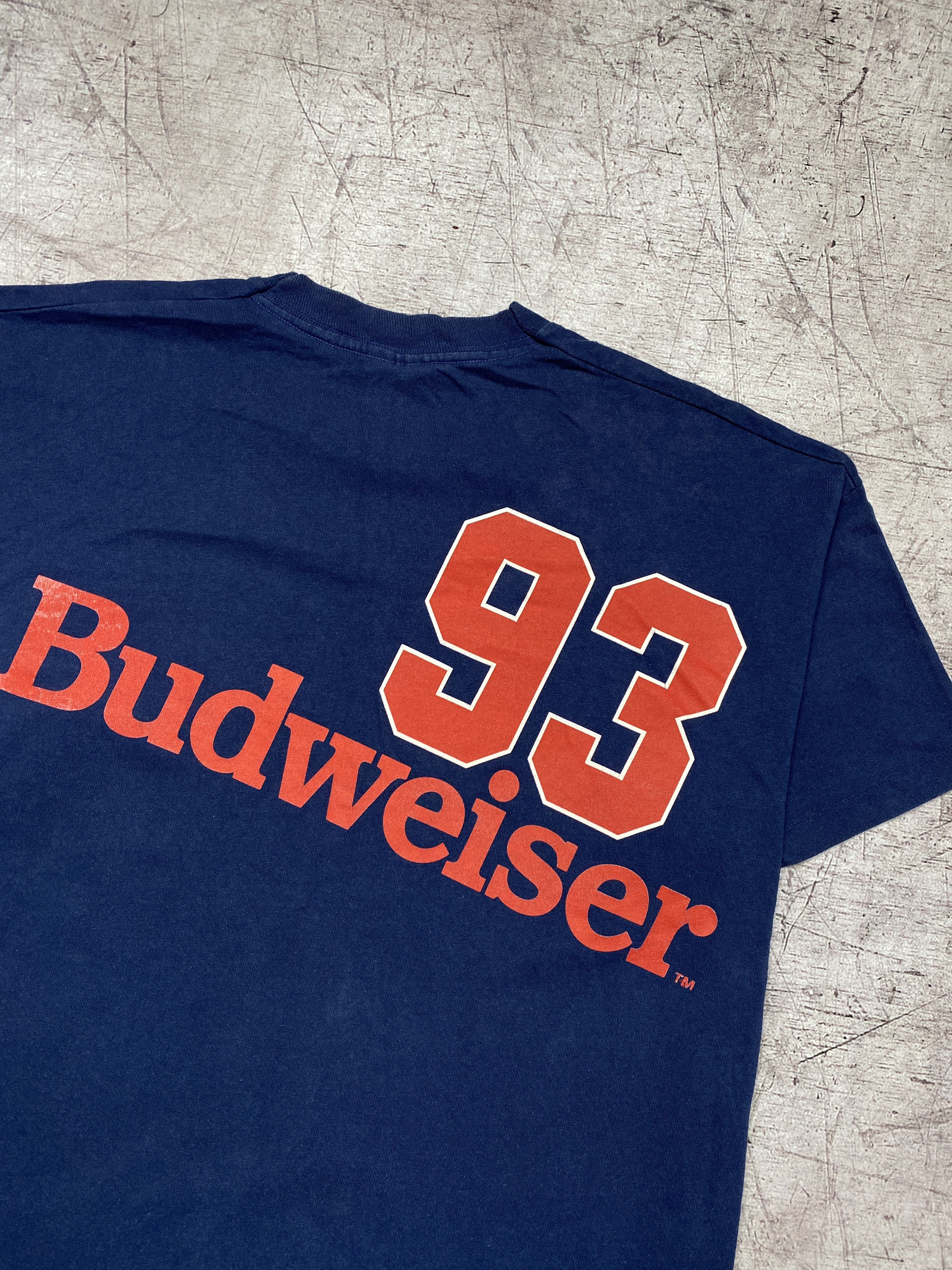 Budweiser × Vintage Budweiser 93 Vintage Bud t-shirt tee Size US XL / EU 56 / 4 - 7 Thumbnail