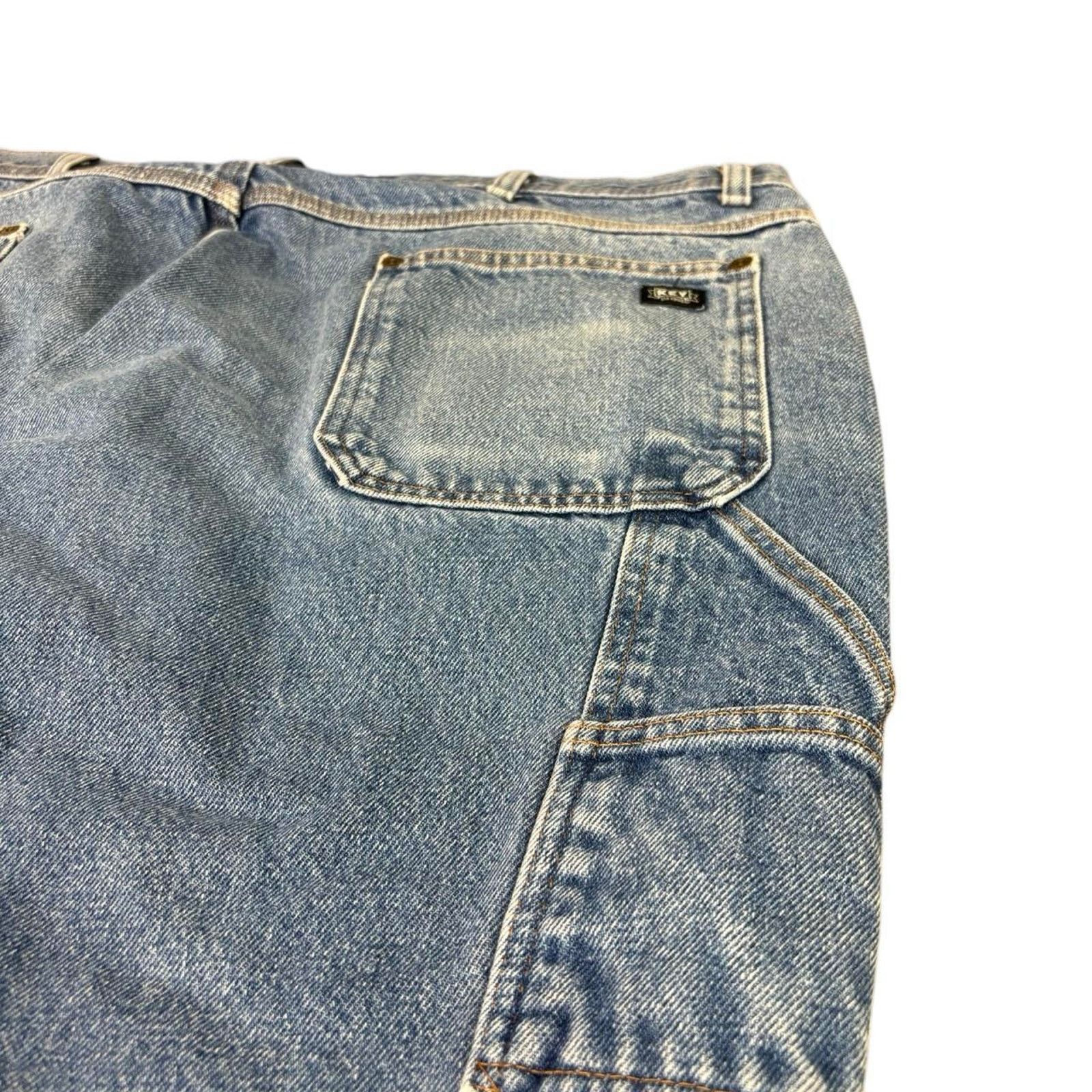 Carhartt × Carhartt Wip × Vintage 90s Carhartt Style Carpenter Utility Workwear Jeans Size US 42 / EU 58 - 2 Thumbnail