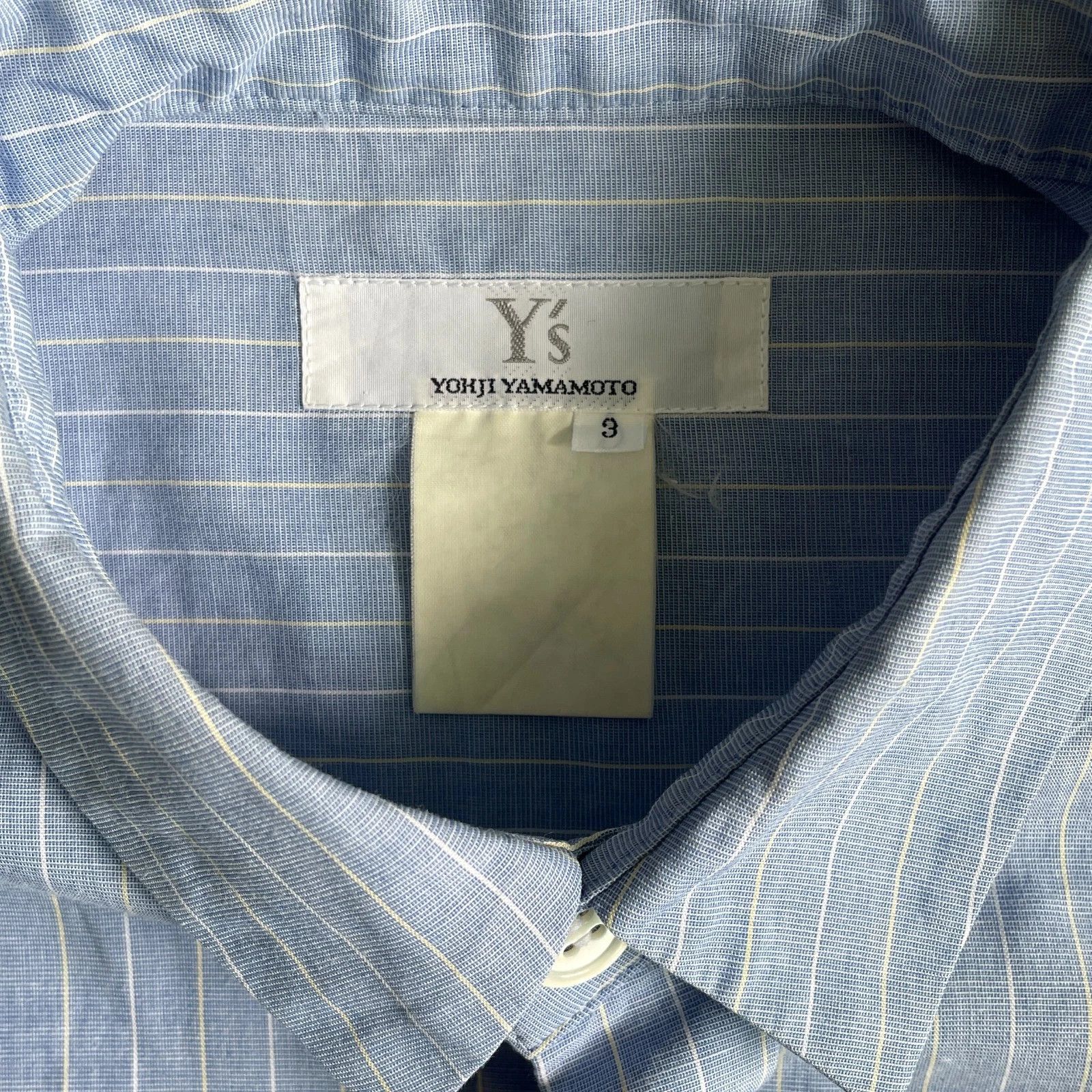 Y's Y's Yohji Yamamoto Sleeveless Stripped Shirt Size S / US 4 / IT 40 - 4 Thumbnail
