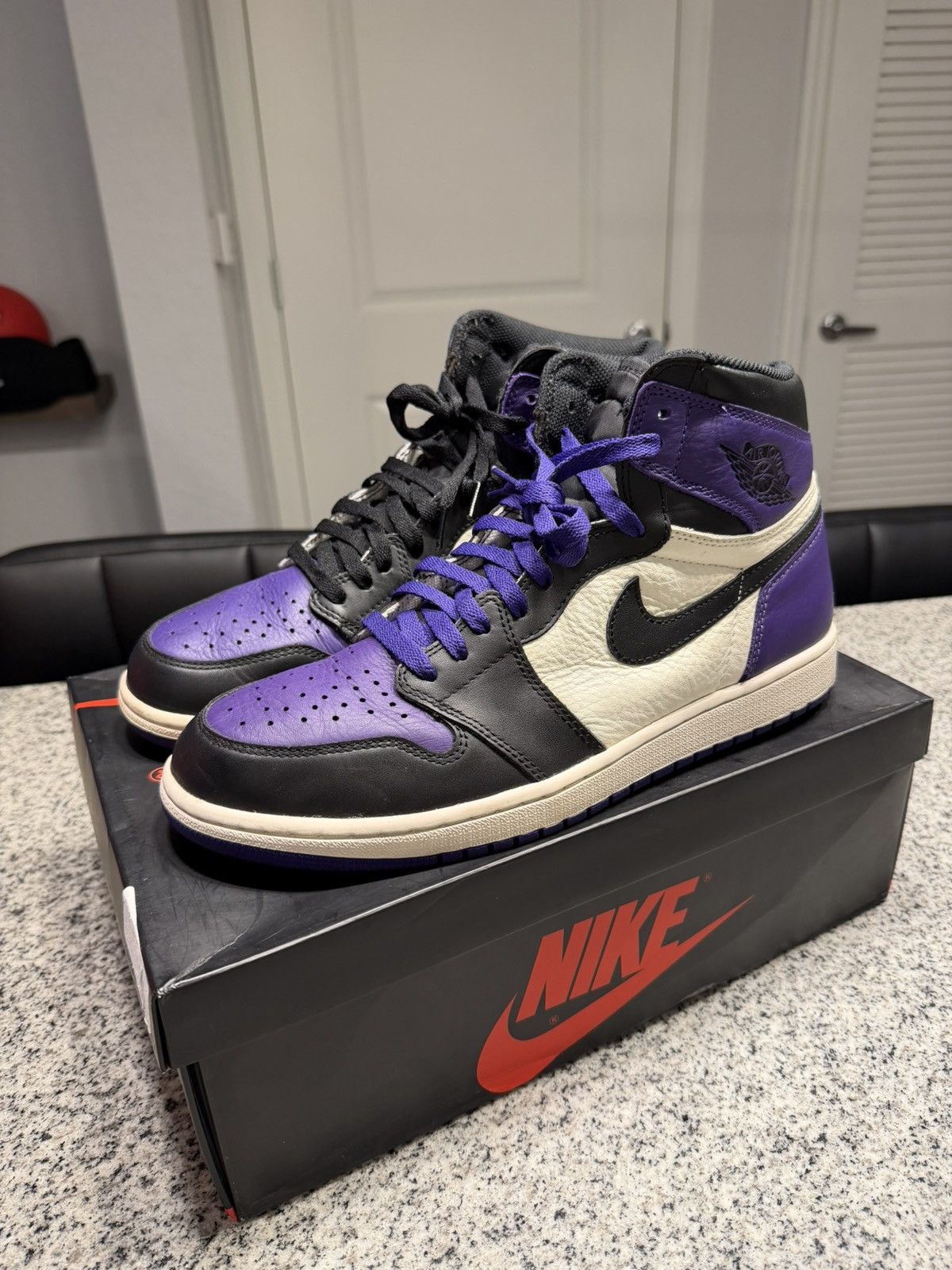 Jordan 1 court purple 1.0 size 11.5