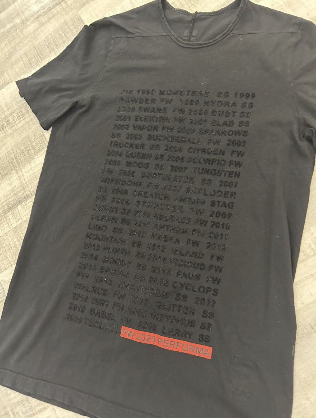 Rick Owens Drkshdw Rick Owen's Drkshdw Level Tee Size US S / EU 44-46 / 1 - 4 Thumbnail