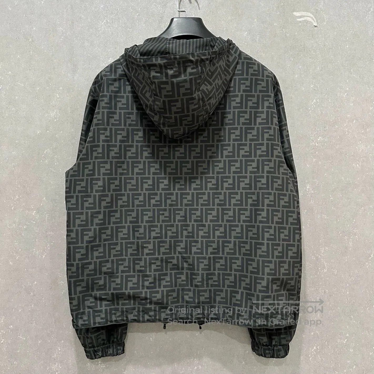 Fendi Fendi Logo Print Reversible Jacket. Size US XL / EU 56 / 4 - 2 Thumbnail