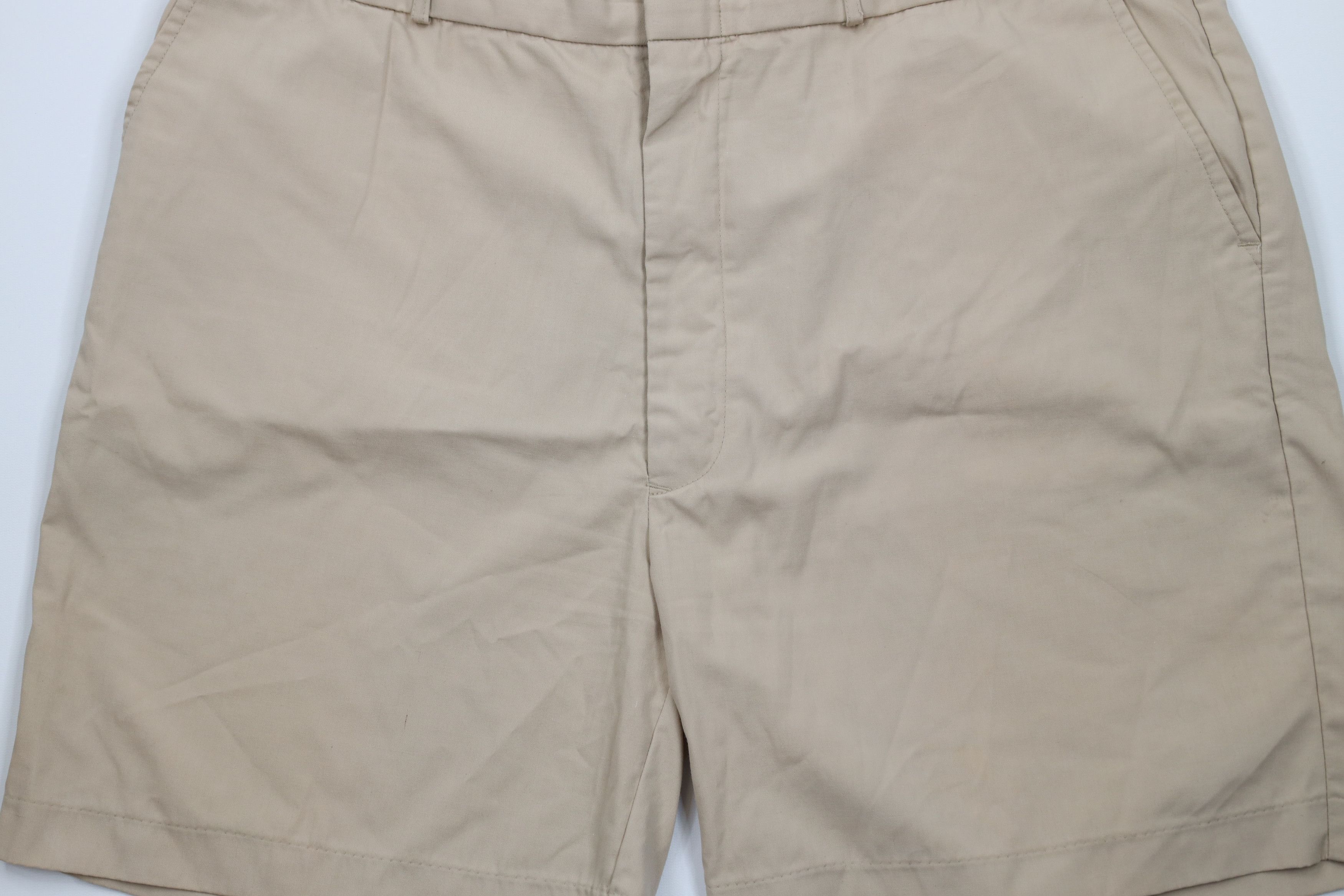 Vintage Vintage 80s 90s Streetwear Above Knee Chino Shorts Beige Size US 42 / EU 58 - 3 Thumbnail