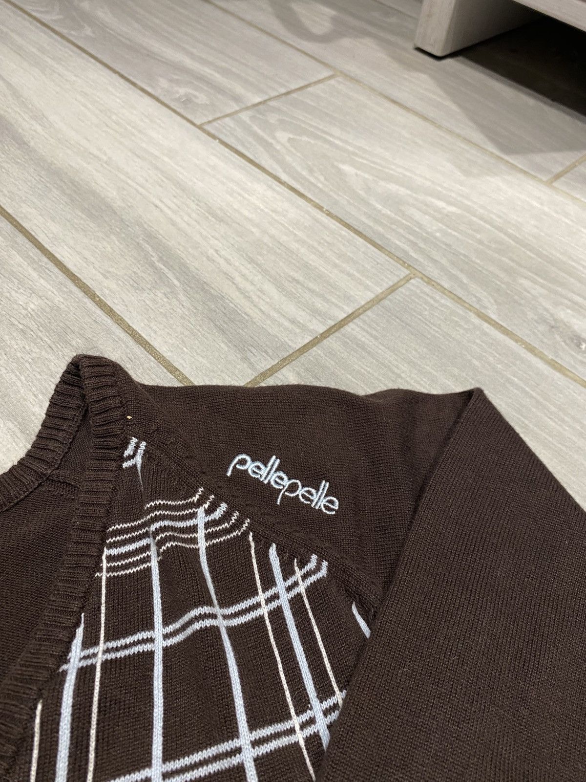 Pelle Pelle Blouse with metallic logo PELLE PELLE Y2K Size XS / US 0-2 / IT 36-38 - 3 Thumbnail