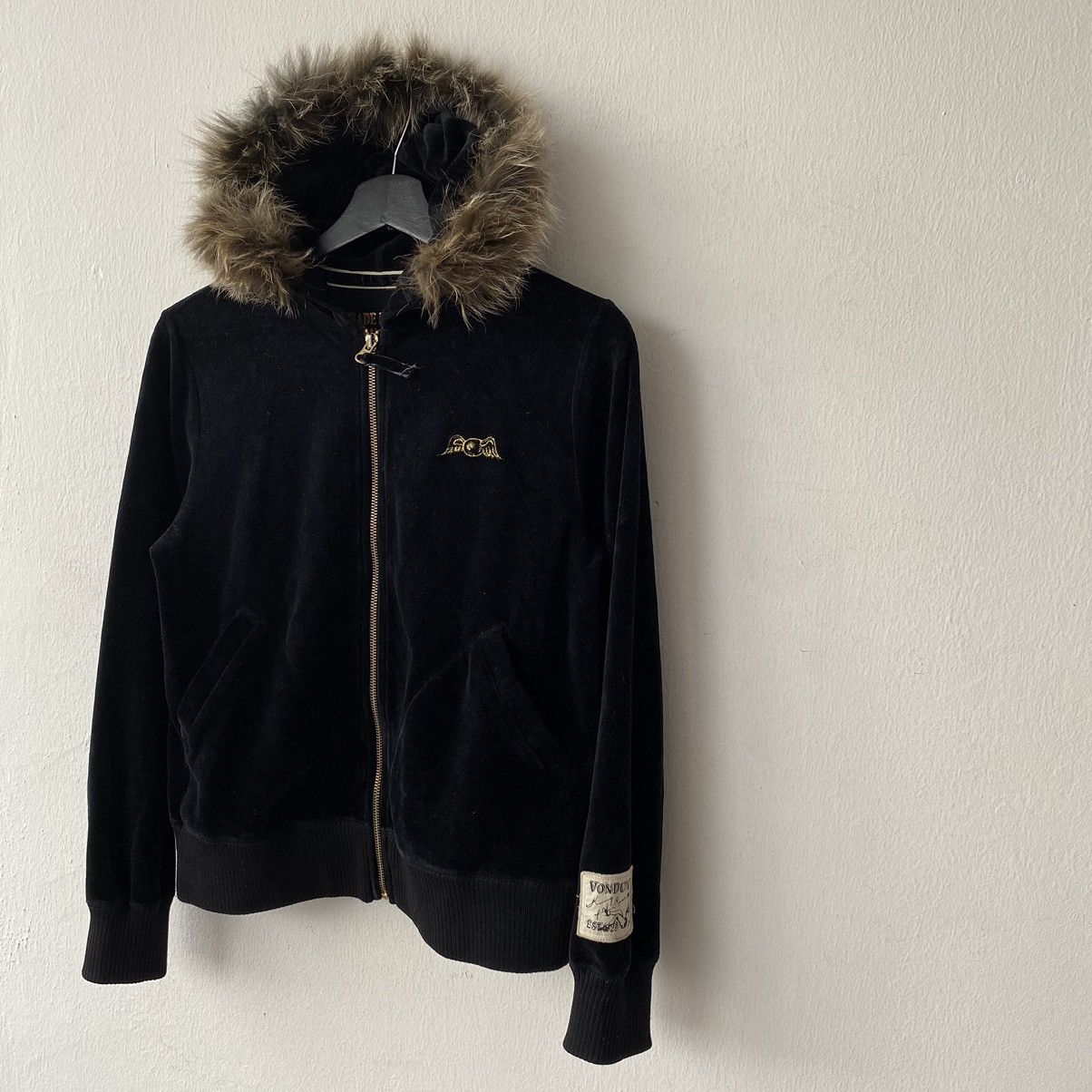 If Six Was Nine × Le Grande Bleu (L.G.B.) × Von Dutch Von Dutch Raccoon Fur Zipper Hoodie Size US XS / EU 42 / 0 - 1 Thumbnail