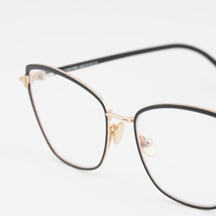 Tom Ford Tom Ford FT5740-B 001 Eyeglasses Black / Gold /Black 54mm Ca Size ONE SIZE - 8 Thumbnail