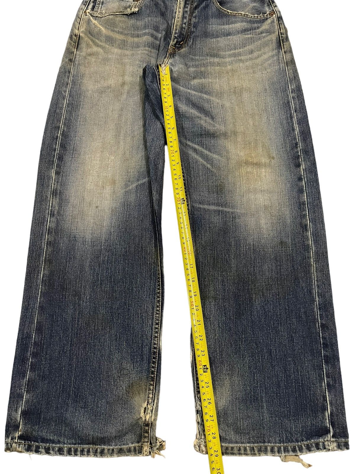 Levi's Vintage 90s Levis 709 Blue Wash Style Baggy Jeans Size US 31 - 12 Thumbnail