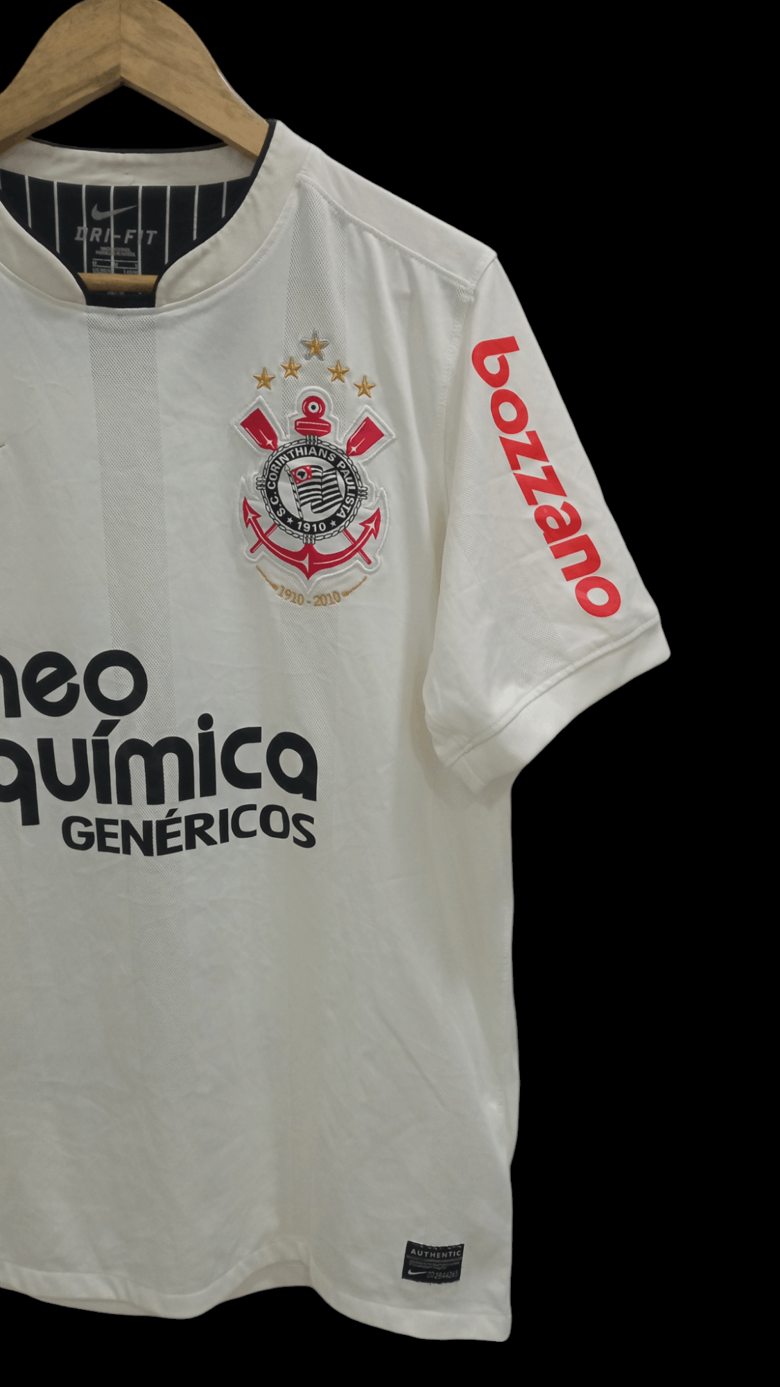 Nike × Vintage 🔥🔥Vintage 2009/2010 Nike Corinthians Home Ronaldo 9 Jersey Size US M / EU 48-50 / 2 - 3 Thumbnail