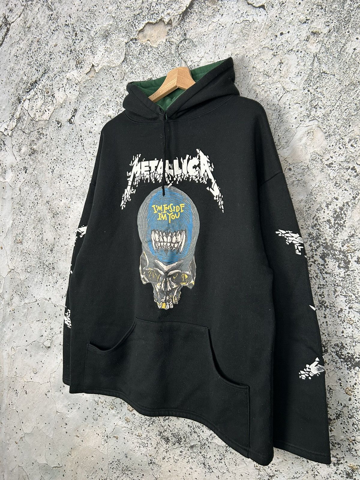 Metallica Vintage 1995 Metallica Hoodie Rock Band Metal Archive Rare Size US L / EU 52-54 / 3 - 2 Thumbnail