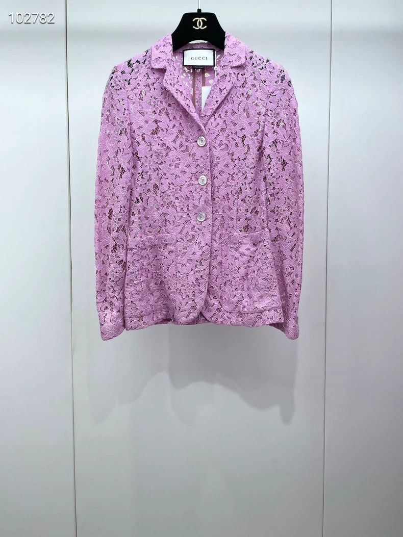 Gucci Gucci Pink Rhes jacket 2504-Nextarrow Size XS / US 0-2 / IT 36-38 - 1 Thumbnail