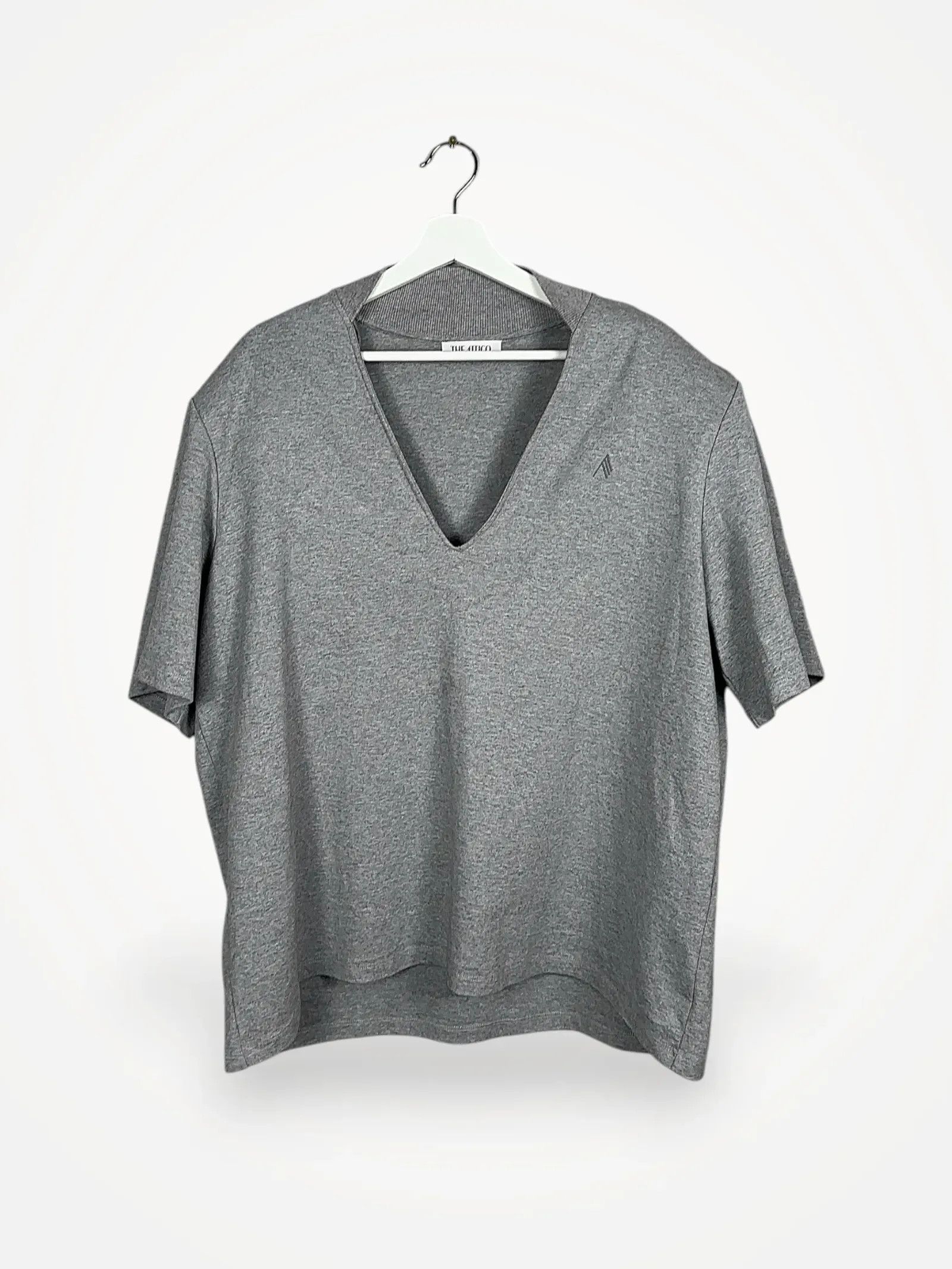 The Attico The Attico Short Sleeve T-shirt Size M / US 6-8 / IT 42-44 - 1 Thumbnail