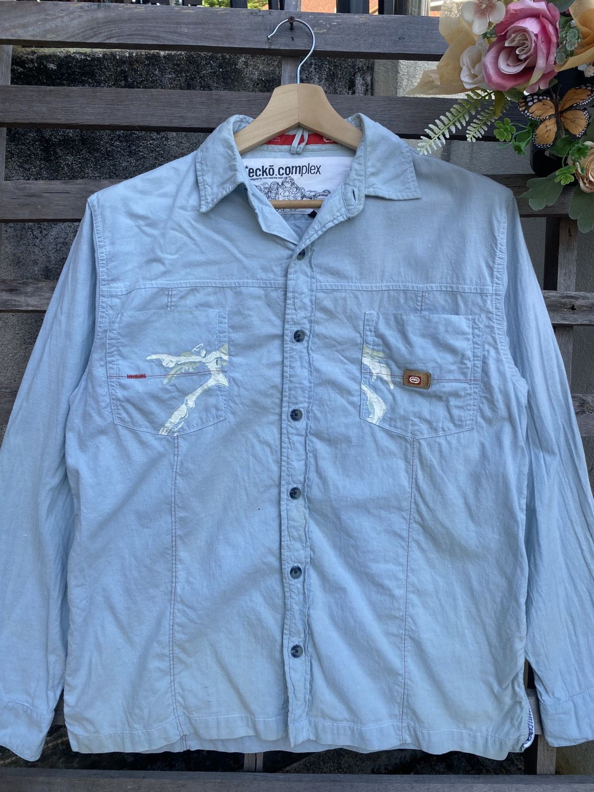 Other Ecko Unltd. Complex Embroidered Long Sleeve Button-Up Shirt Size US M / EU 48-50 / 2 - 3 Thumbnail