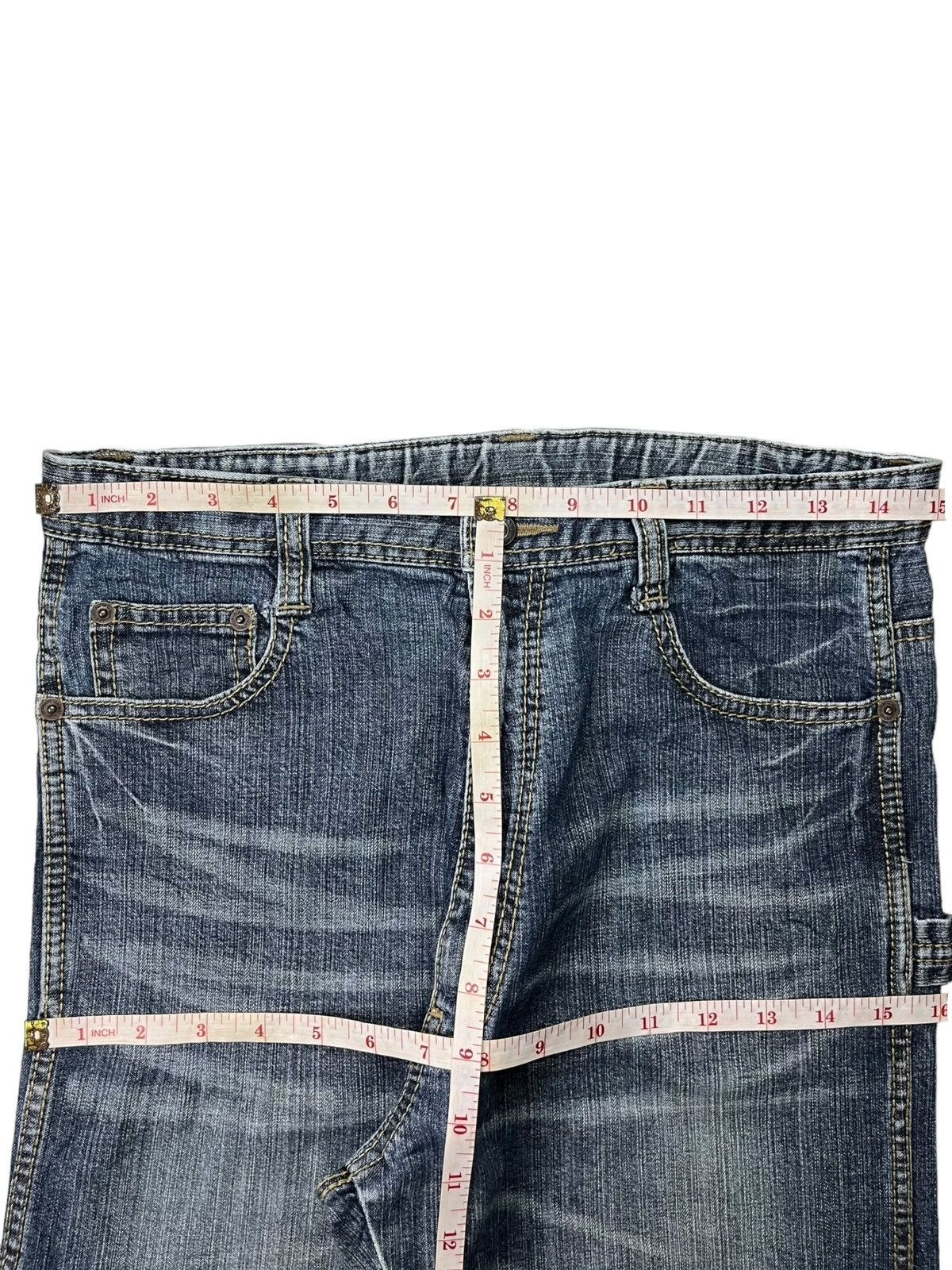 Japanese Brand SALES🔥Vintage Japanese Faded Wash Carpenter Loose Jeans Size US 30 / EU 46 - 11 Thumbnail