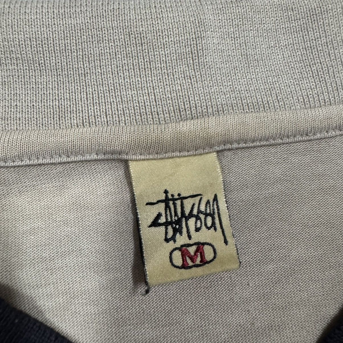 Stussy Vtg🔥90’s Stussy Striped Collar Sharp Multicolor Tee Size US M / EU 48-50 / 2 - 11 Thumbnail