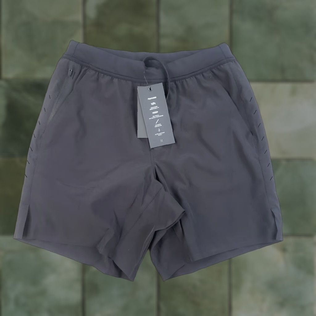 Ten Thousand Ten Thousand Interval Shorts Mens Small Black 7 in Inseam Athletic Drawstring Lined Pockets Gym Running Size US 29 - 1 Thumbnail