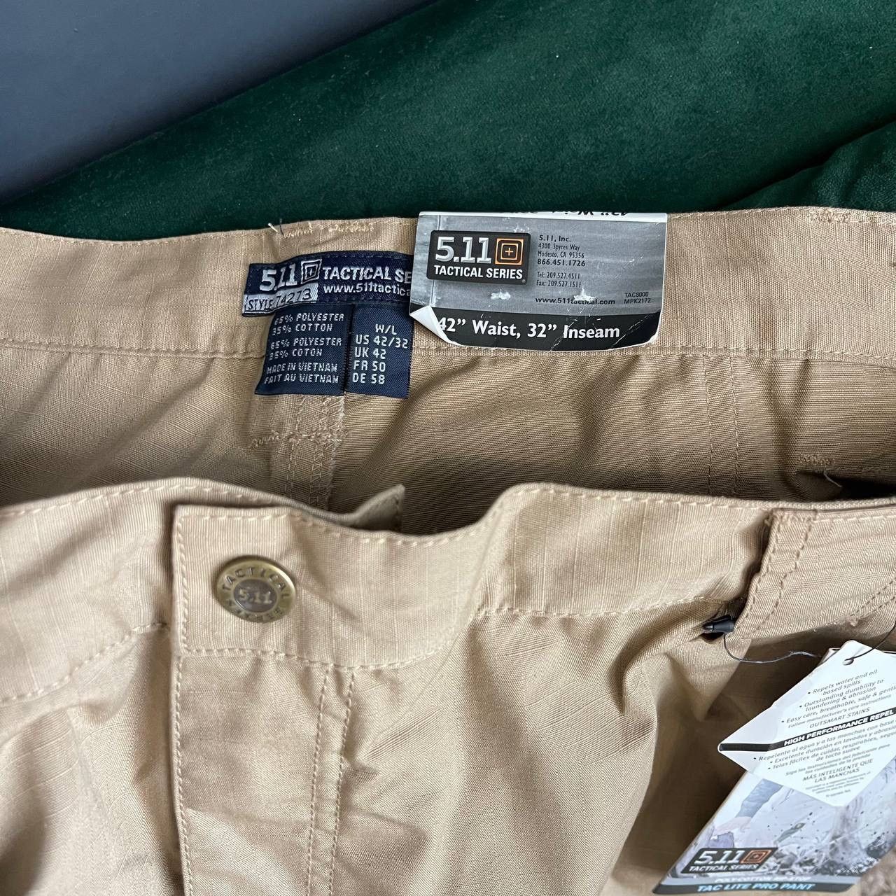 5.11 5.11 Cargo Tactical Series Military Big Size Pants Size US 42 / EU 58 - 6 Thumbnail