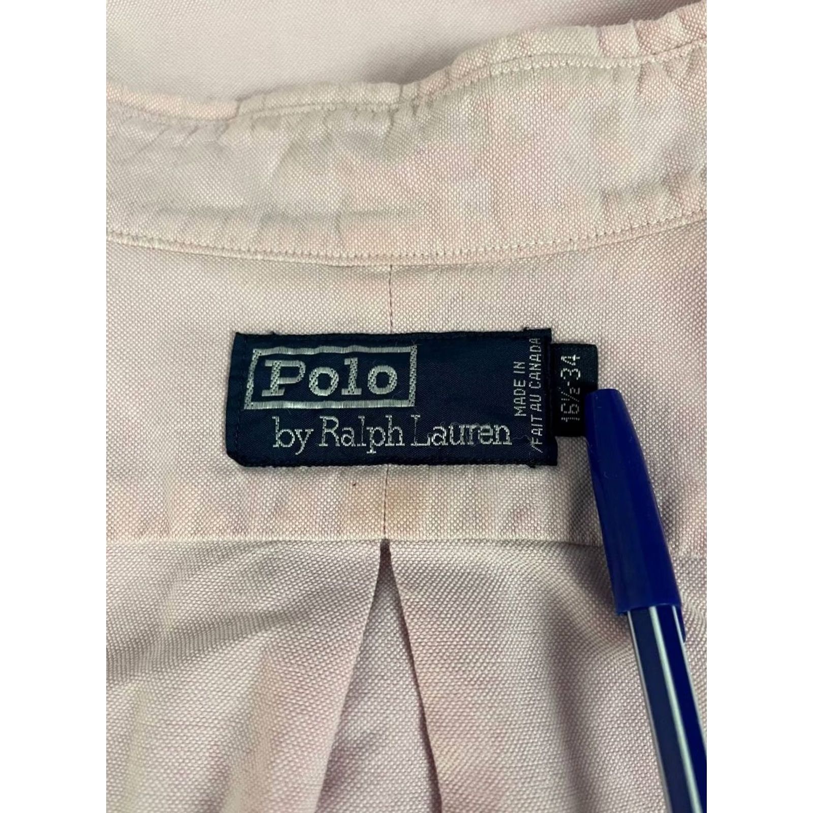 Polo Ralph Lauren Polo Ralph Lauren Shirt Mens 34 Pink Casual Size Cotton Long Sleeve Button Size US S / EU 44-46 / 1 - 3 Thumbnail
