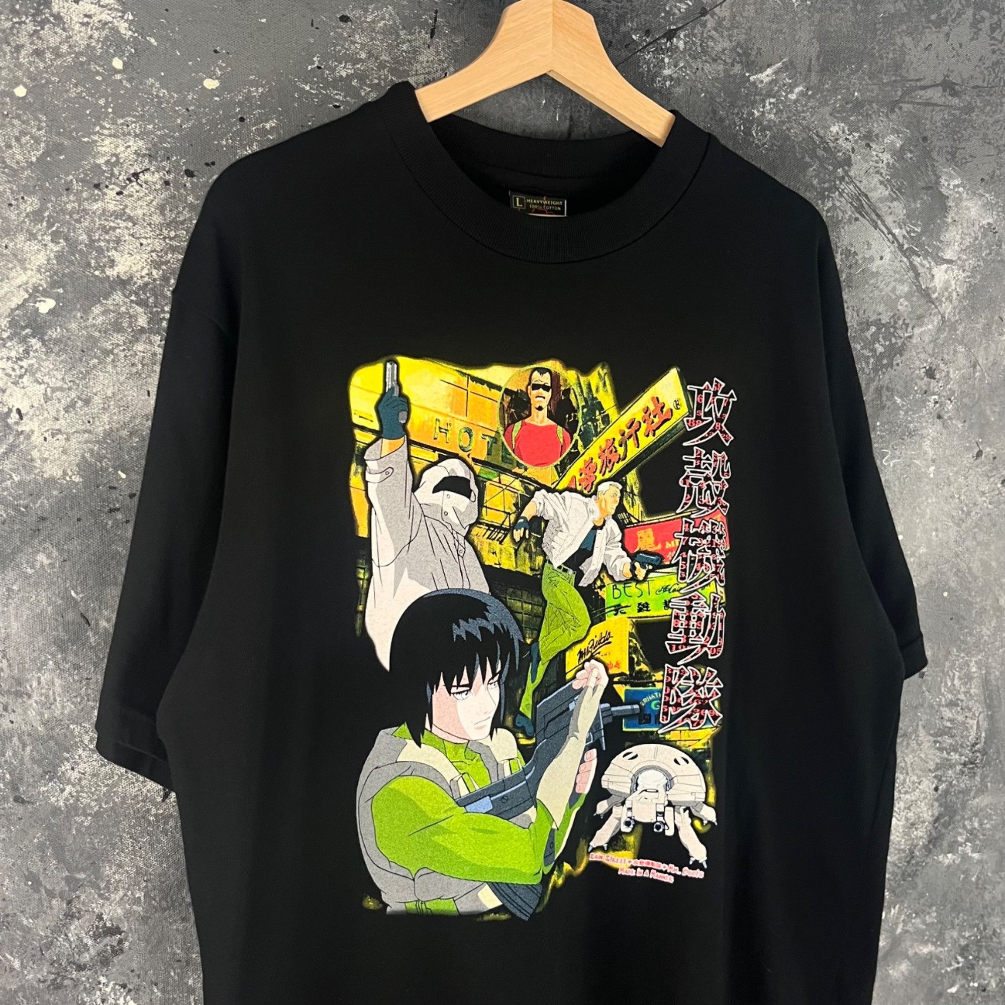 Vintage Ghost in the shell anime shirt Size US XL / EU 56 / 4 - 2 Thumbnail