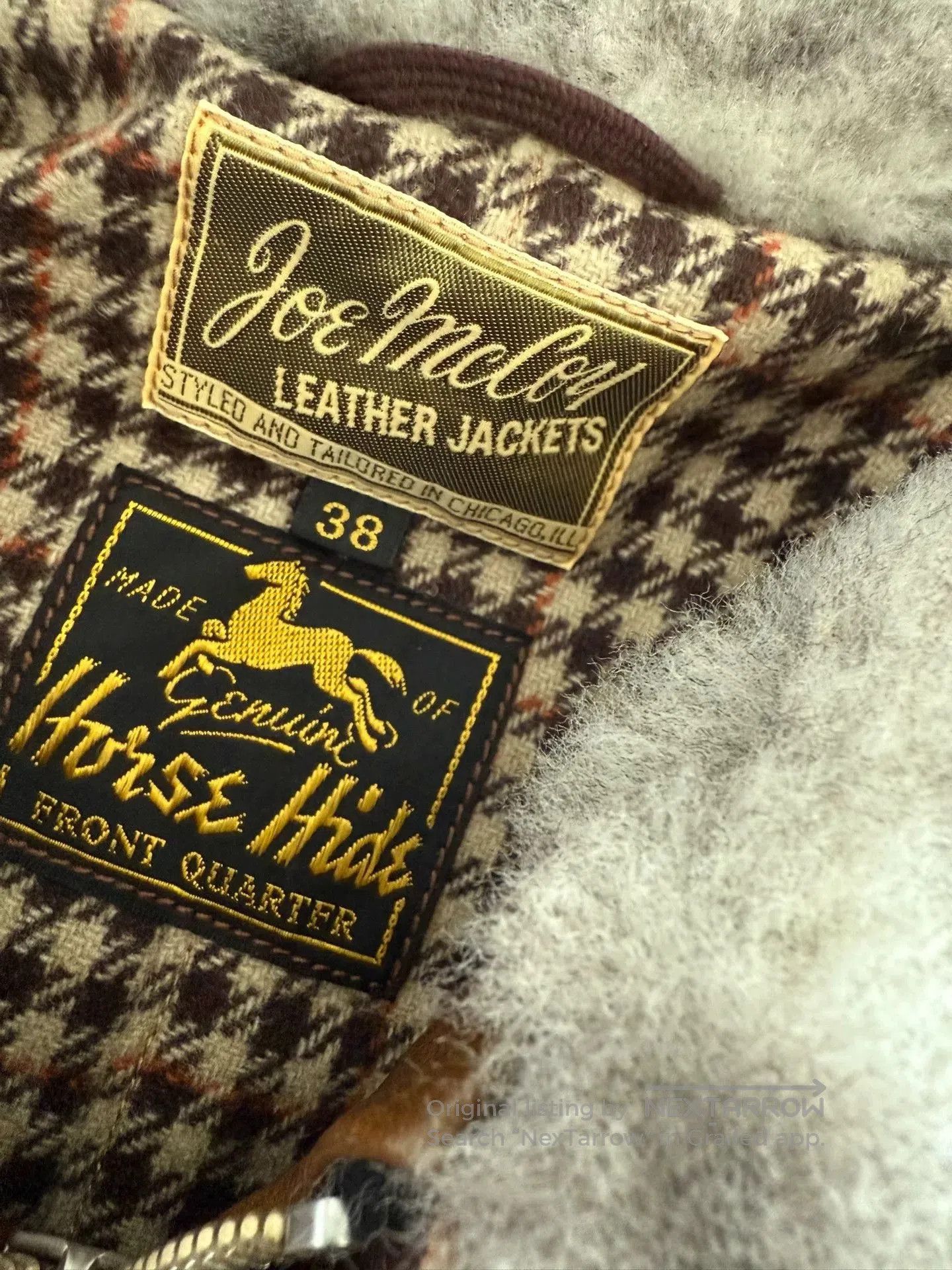 The Real McCoy's The REAL McCOY'S Brown Leather Jacket. Size US S / EU 44-46 / 1 - 2 Thumbnail