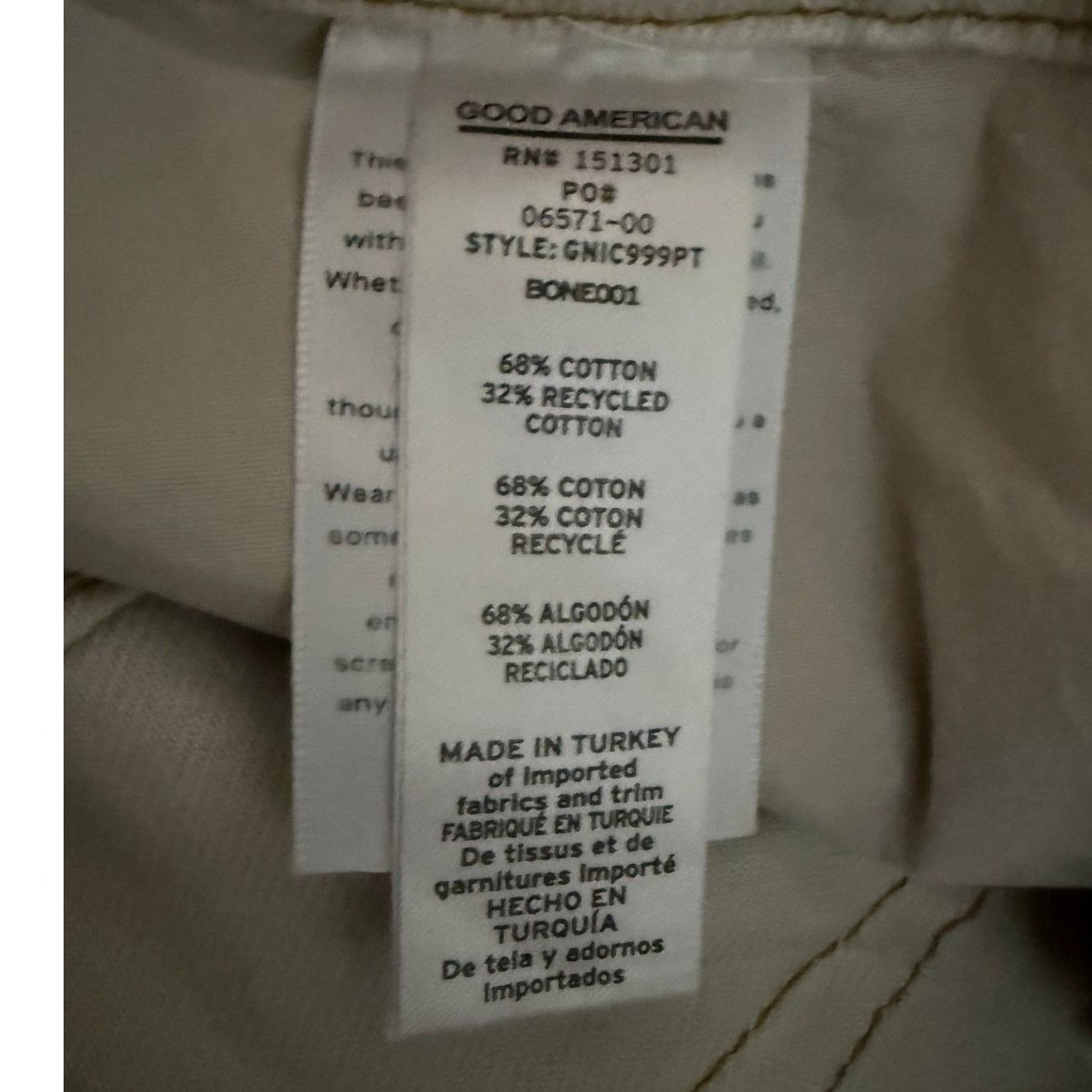Good American Good American Good 90’s Icon Straight Leg Jeans 8 - White Size 30" / US 8 / IT 44 - 3 Thumbnail