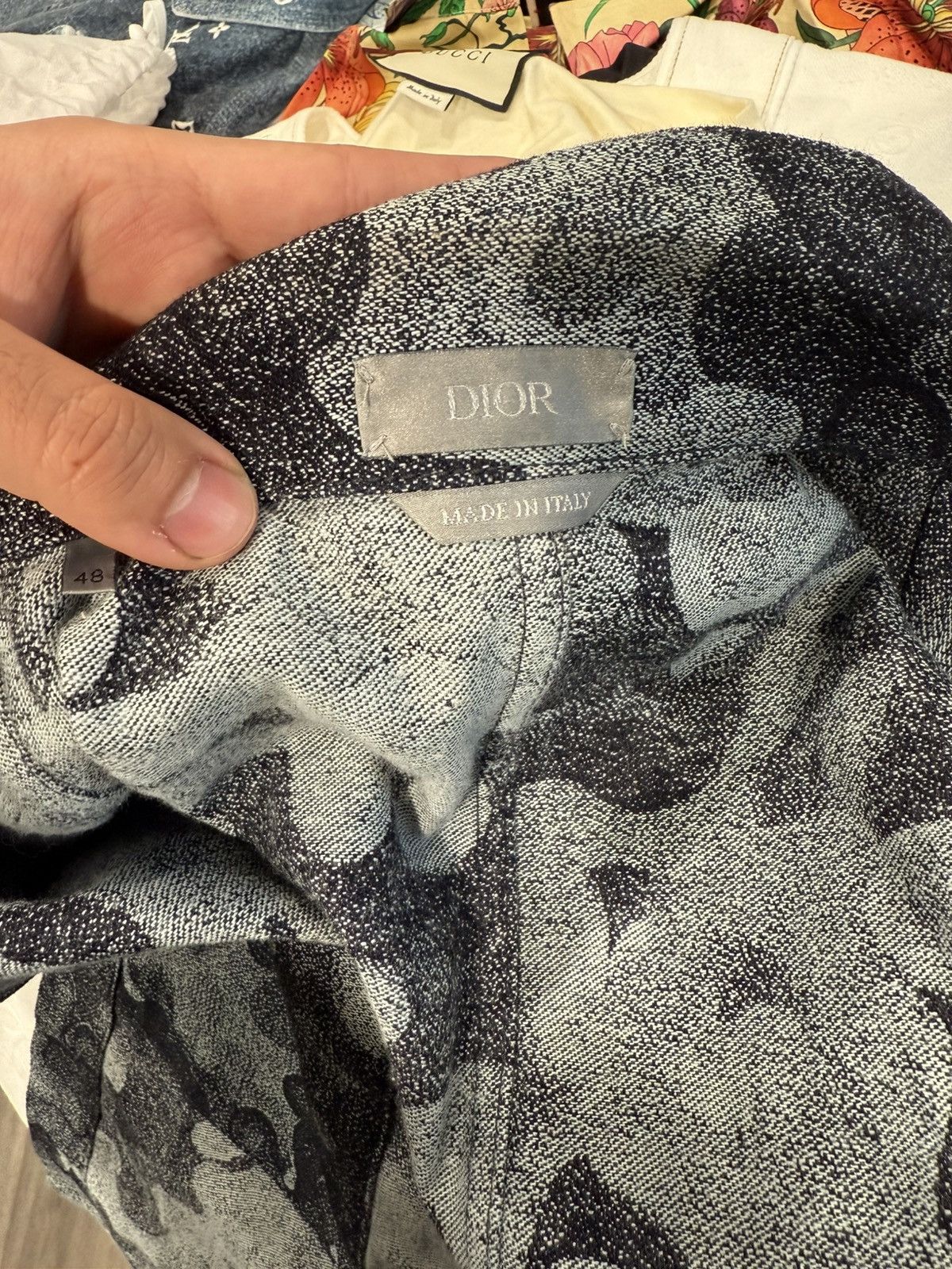 Dior Dior Peter Doig Camo Denim Jacket Size US M / EU 48-50 / 2 - 5 Thumbnail