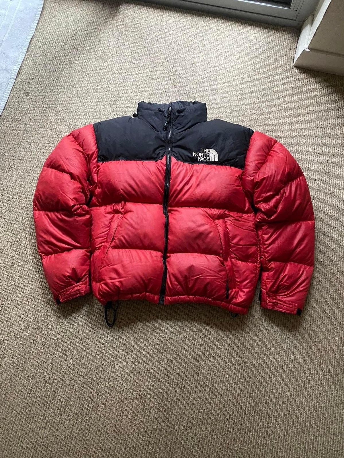 image of Vintage The North Face Puffer in Red, Women's (Size Medium)