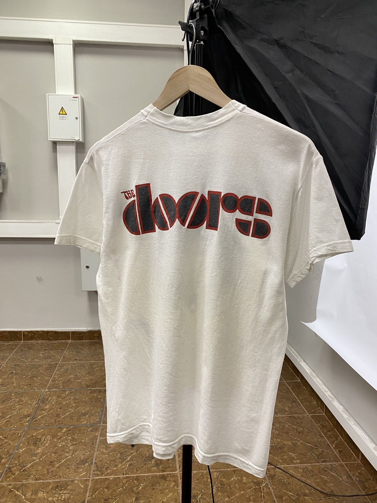 Band Tees 🇺🇸 Vintage 80s Jim Morrison The Doors Band T-Shirt Rare Retro Size US M / EU 48-50 / 2 - 2 Thumbnail