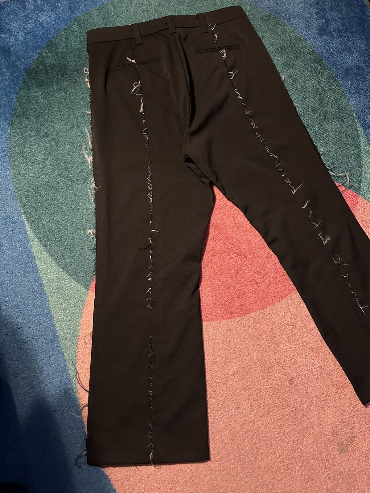 Bare Knuckles Bare Knuckles Raw Edge Flared Trousers Size US 34 / EU 50 - 6 Thumbnail