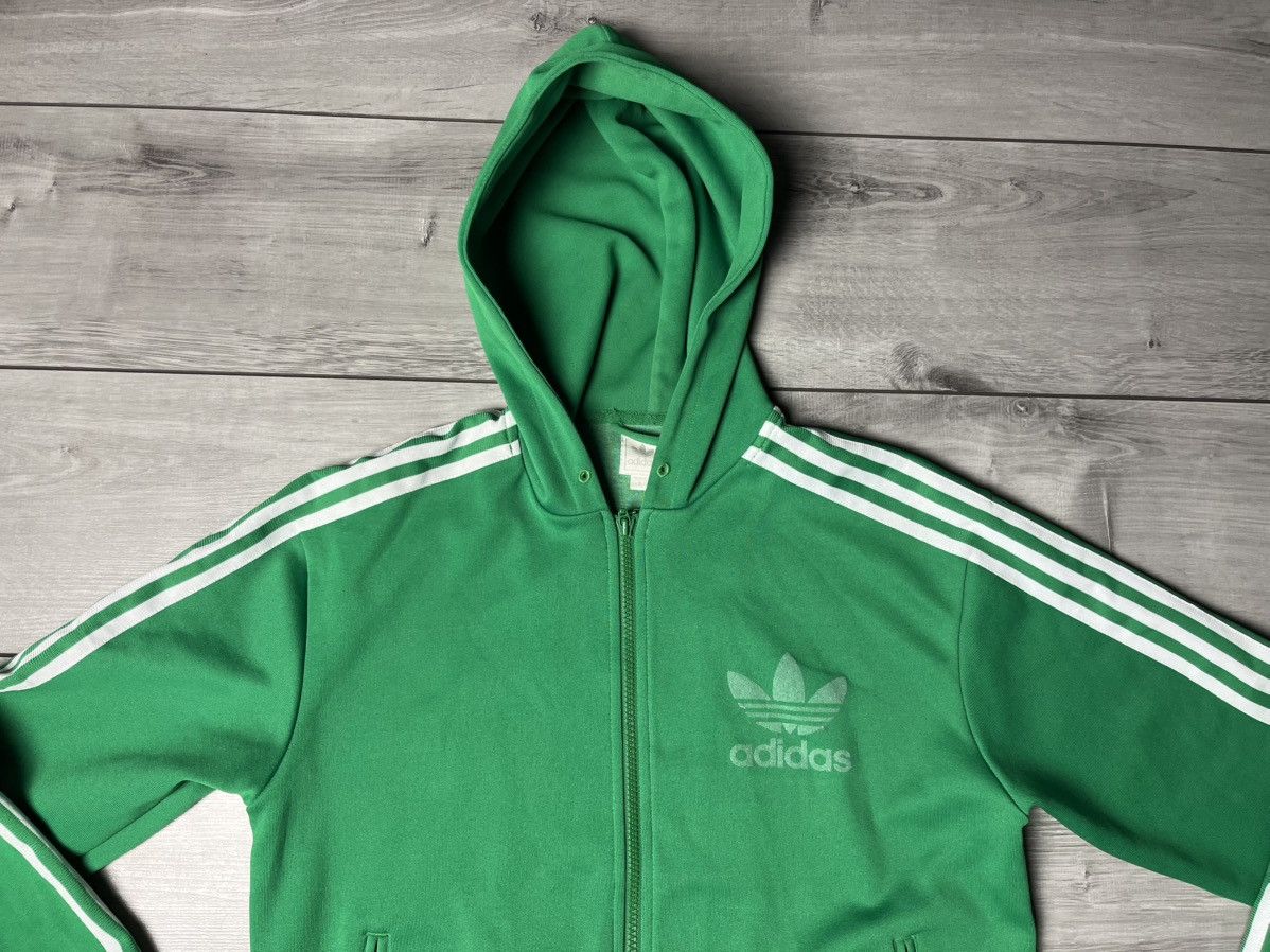 Adidas Adidas Zip Hoodie Trefoil Logo size Medium Size M / US 6-8 / IT 42-44 - 3 Thumbnail