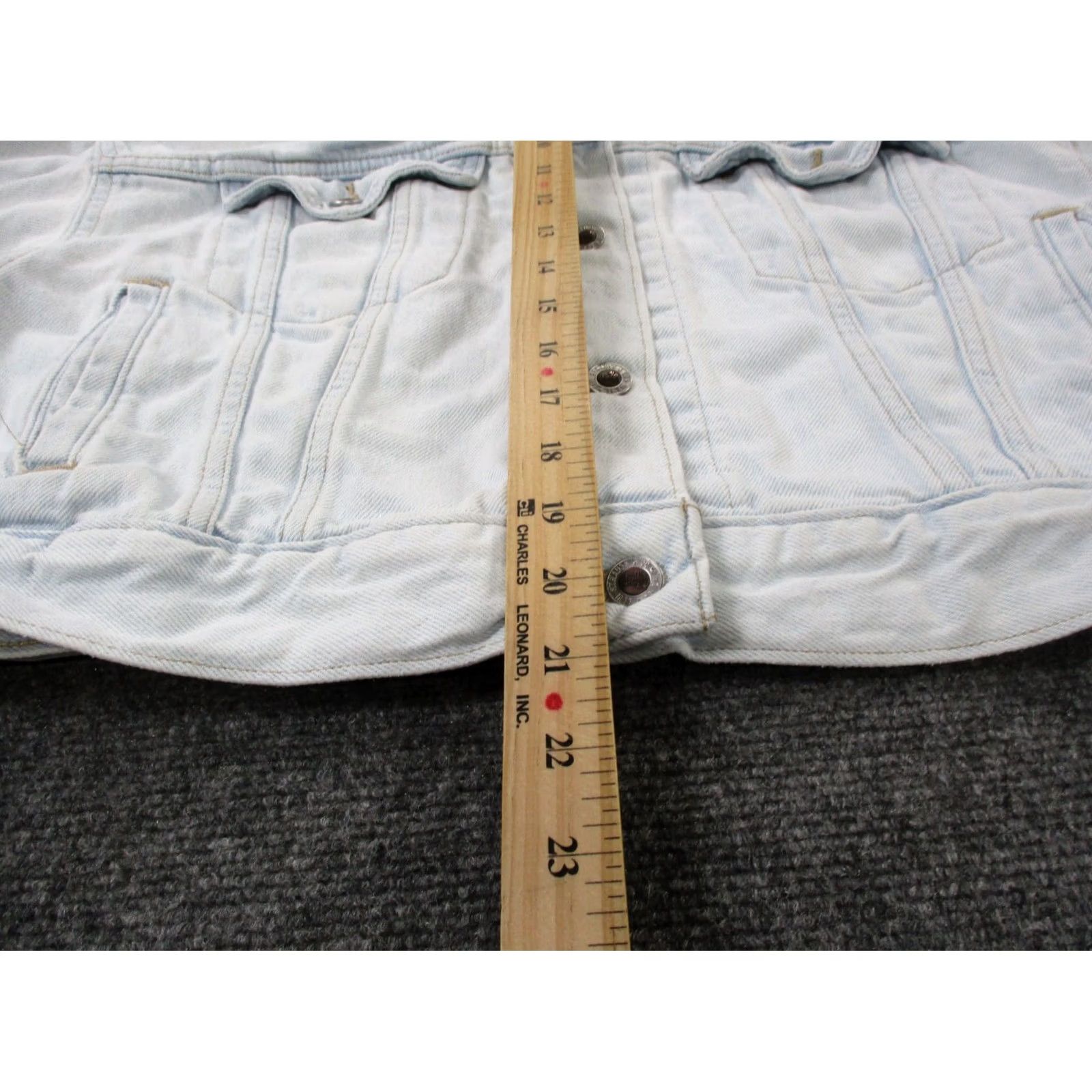 Levi's Levis Trucker Jacket Womens L Blue Denim Cotton Vintage Regular Short Jacket 1990s Womens Levi's Trucker Size 36" / US 14 / IT 50 - 4 Thumbnail