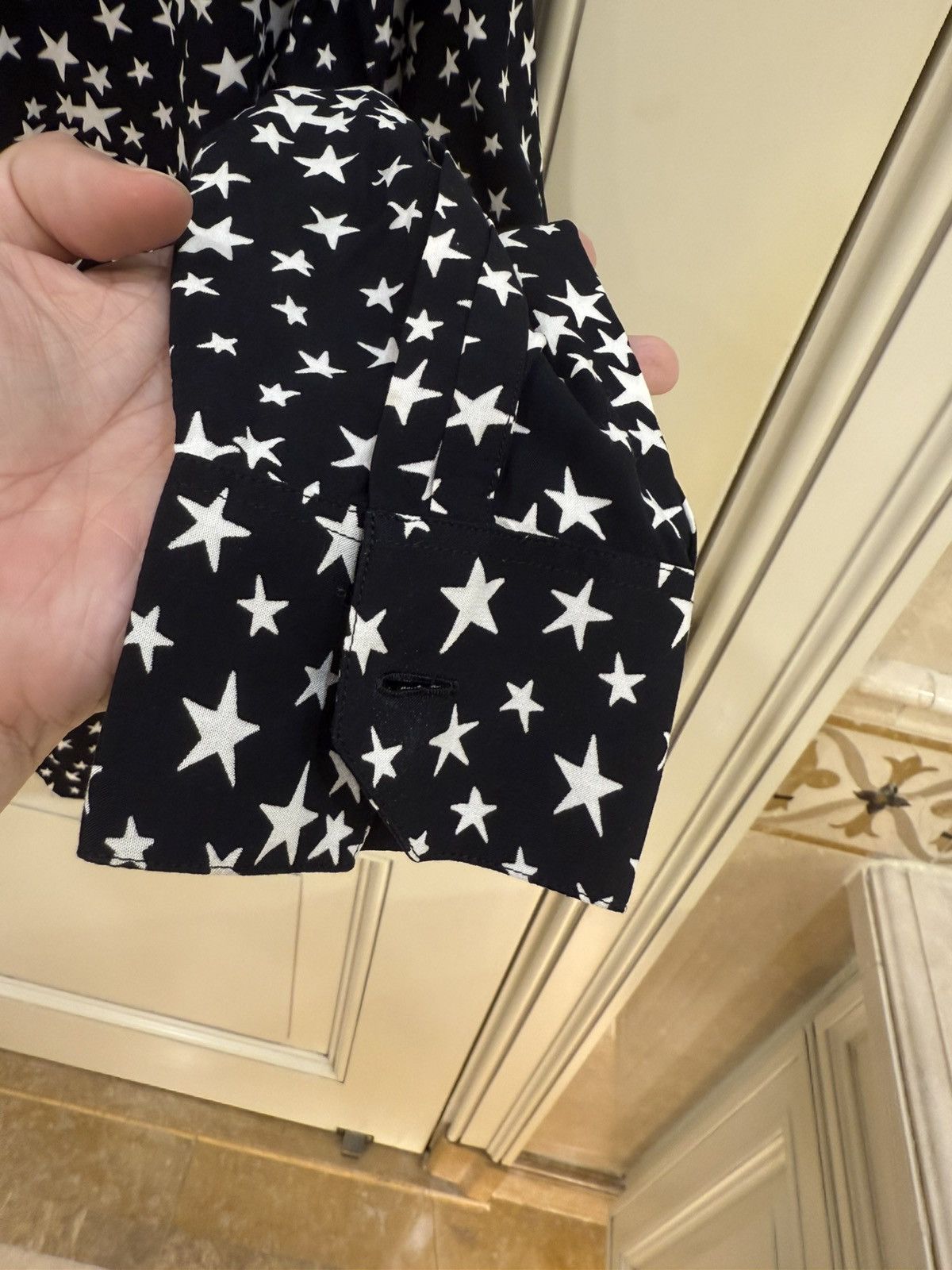 Saint Laurent Paris star print shirt size39 Size US M / EU 48-50 / 2 - 13 Thumbnail