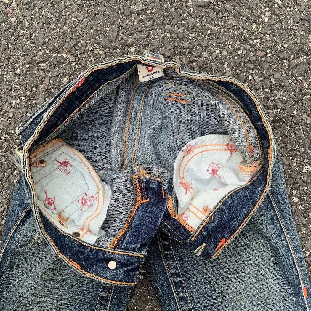 True Religion 💥FLARE/BOOTCUT💥Vintage True Religion Jeans Denim Pants W26 Size US 26 / EU 42 - 9 Thumbnail