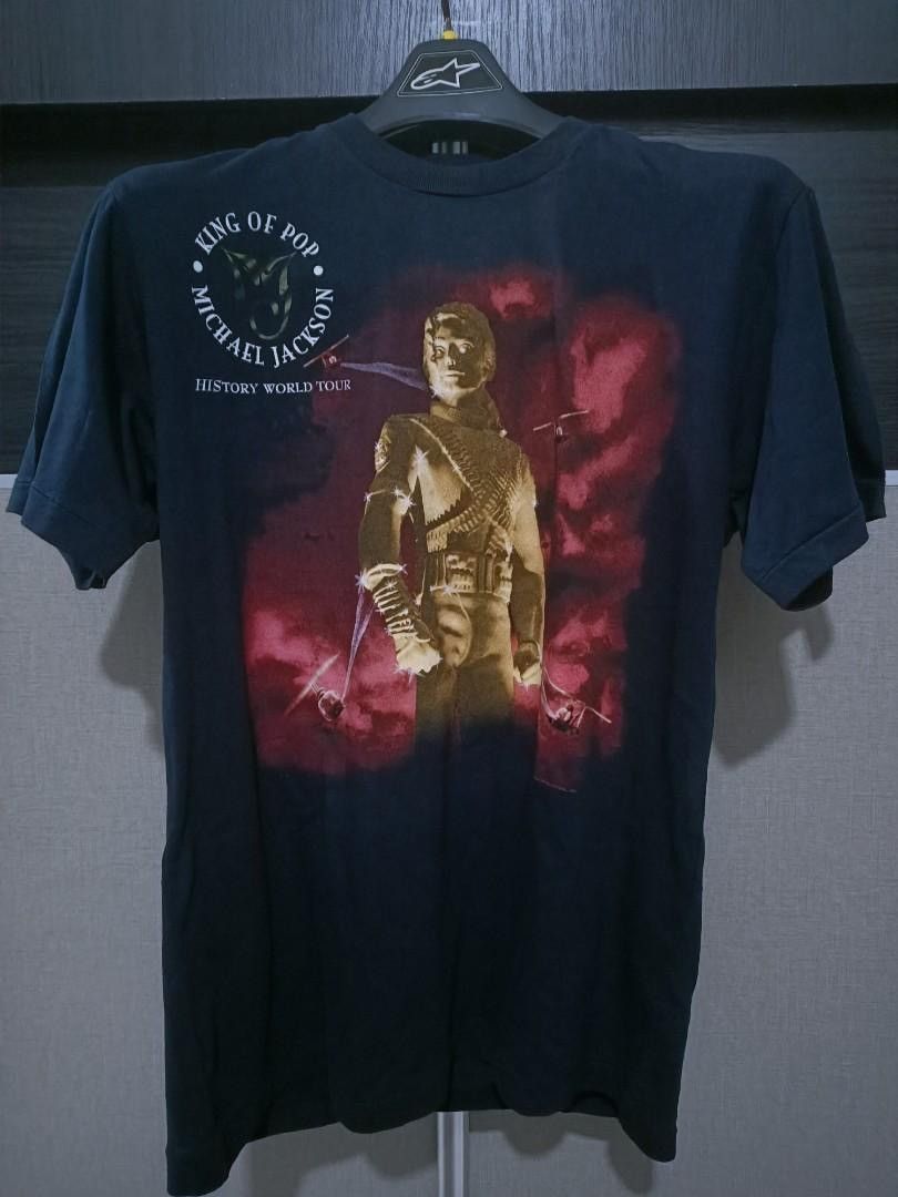 Michael Jackson Vintage 90s Michael Jackson History Tour Tee Size US M / EU 48-50 / 2 - 1 Thumbnail